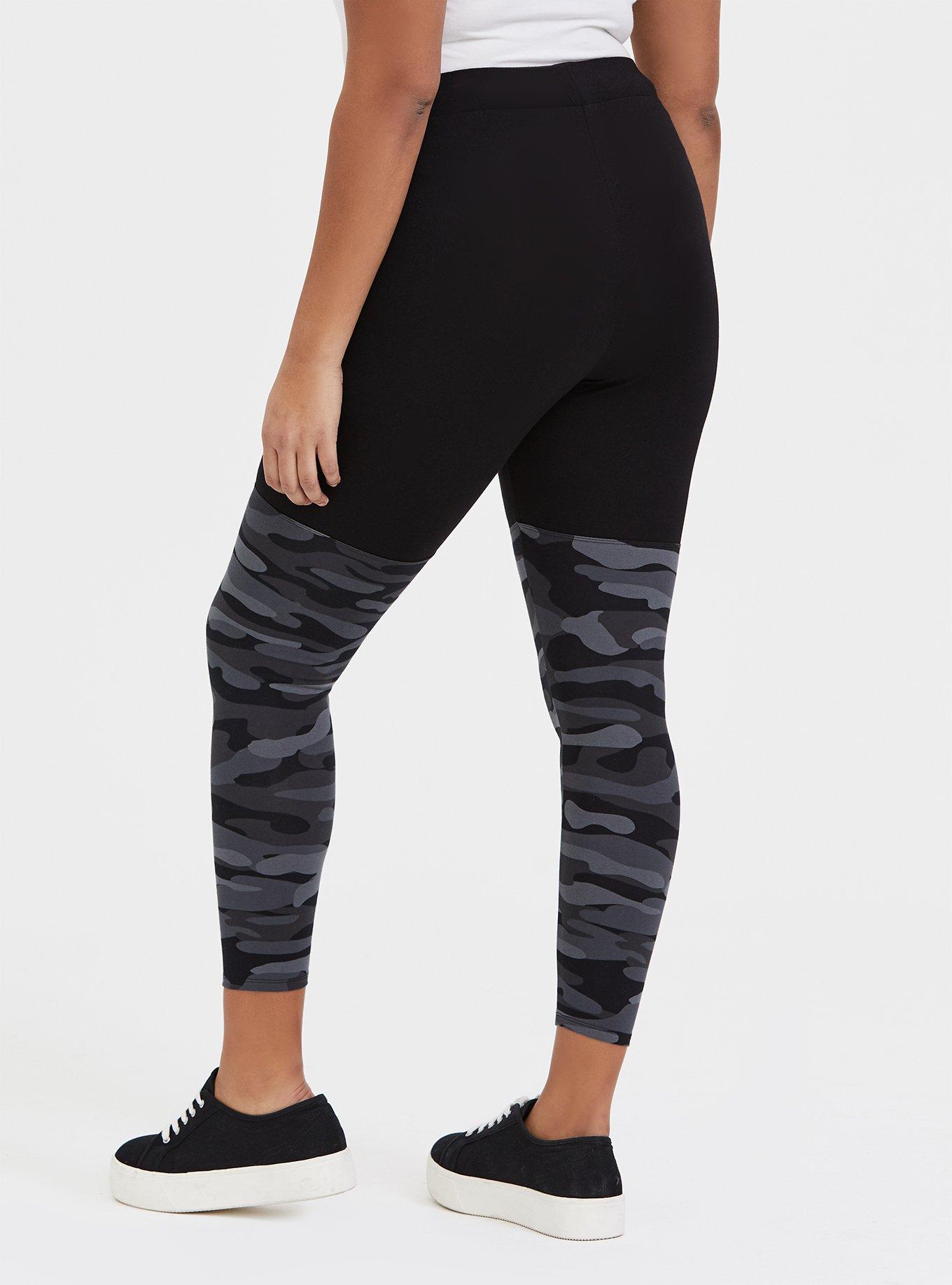 Crop Premium Legging - Grey Camo, CAMO, alternate