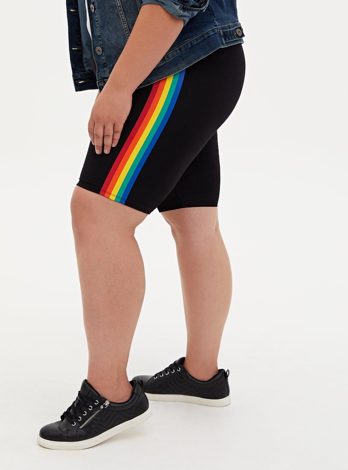 Rainbow bike online shorts