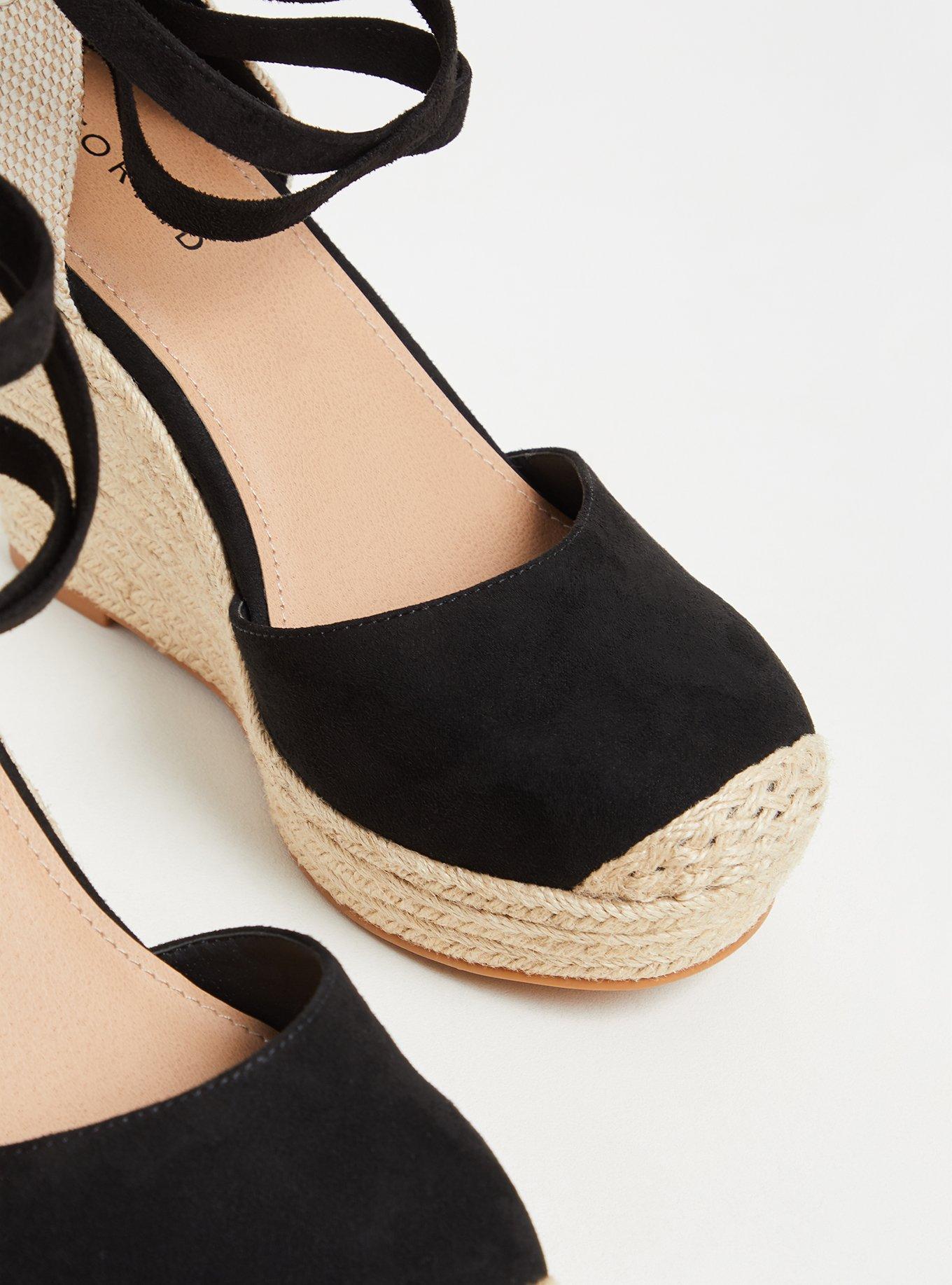 Plus Size Ankle Wrap Espadrille Wedge WW Torrid