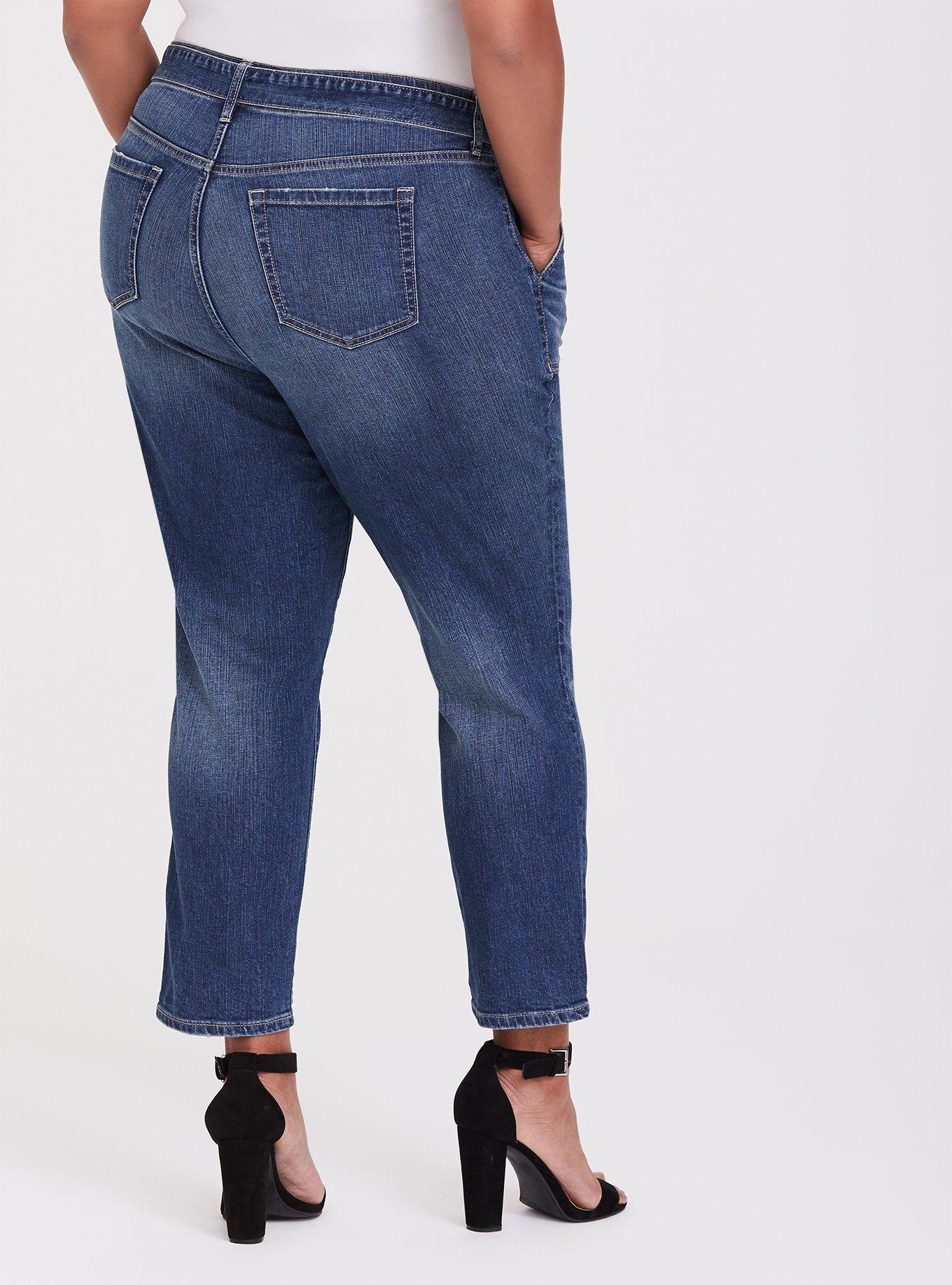 Plus Size Straight Vintage Stretch Mid-Rise Utility Pocket Jean, SHELBY 68, alternate