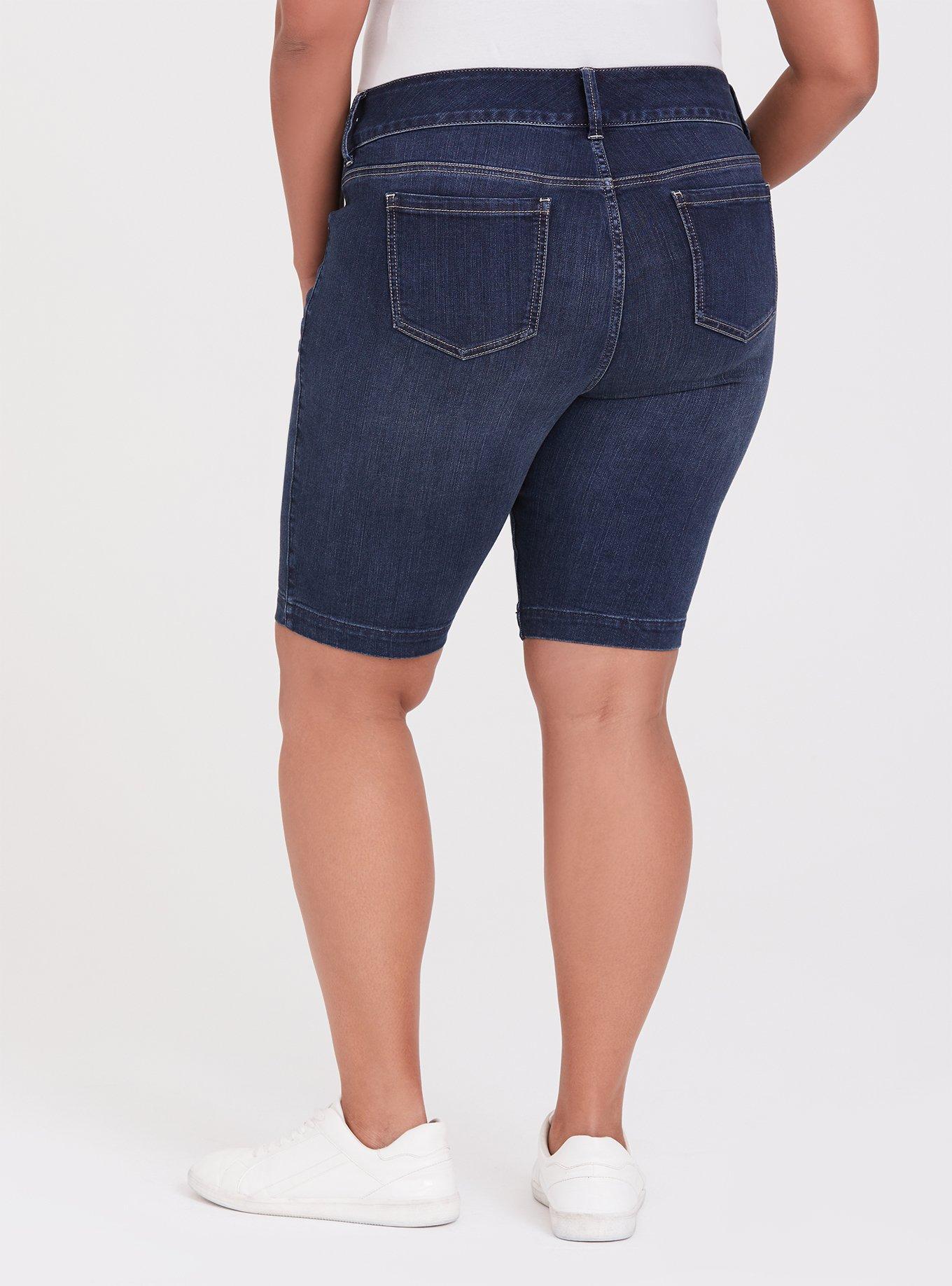 Bermuda Jegging Premium Stretch High-Rise Short, CARDIFF, alternate