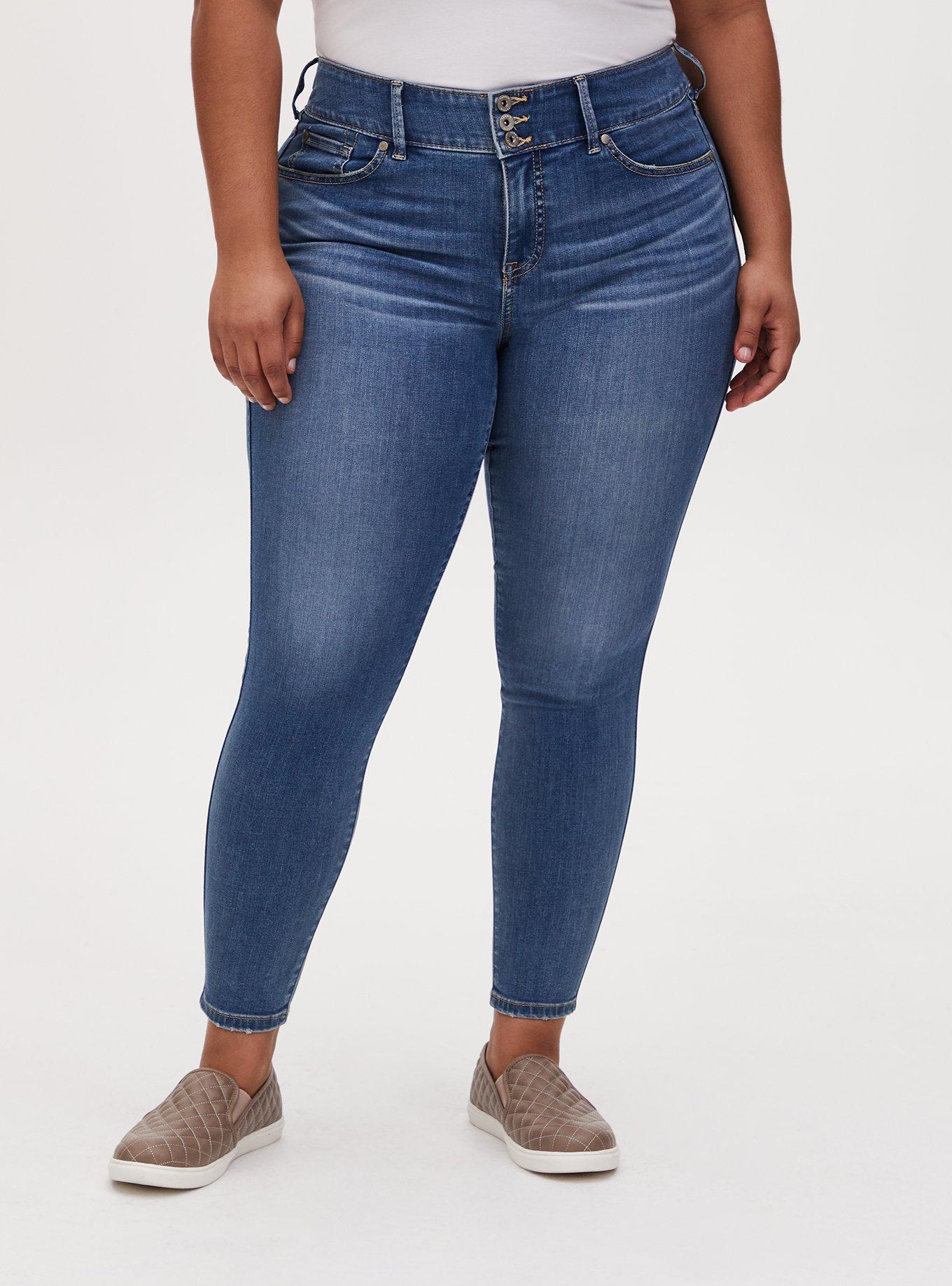 Ripped Denim Jeggings – Pg2 Boutique