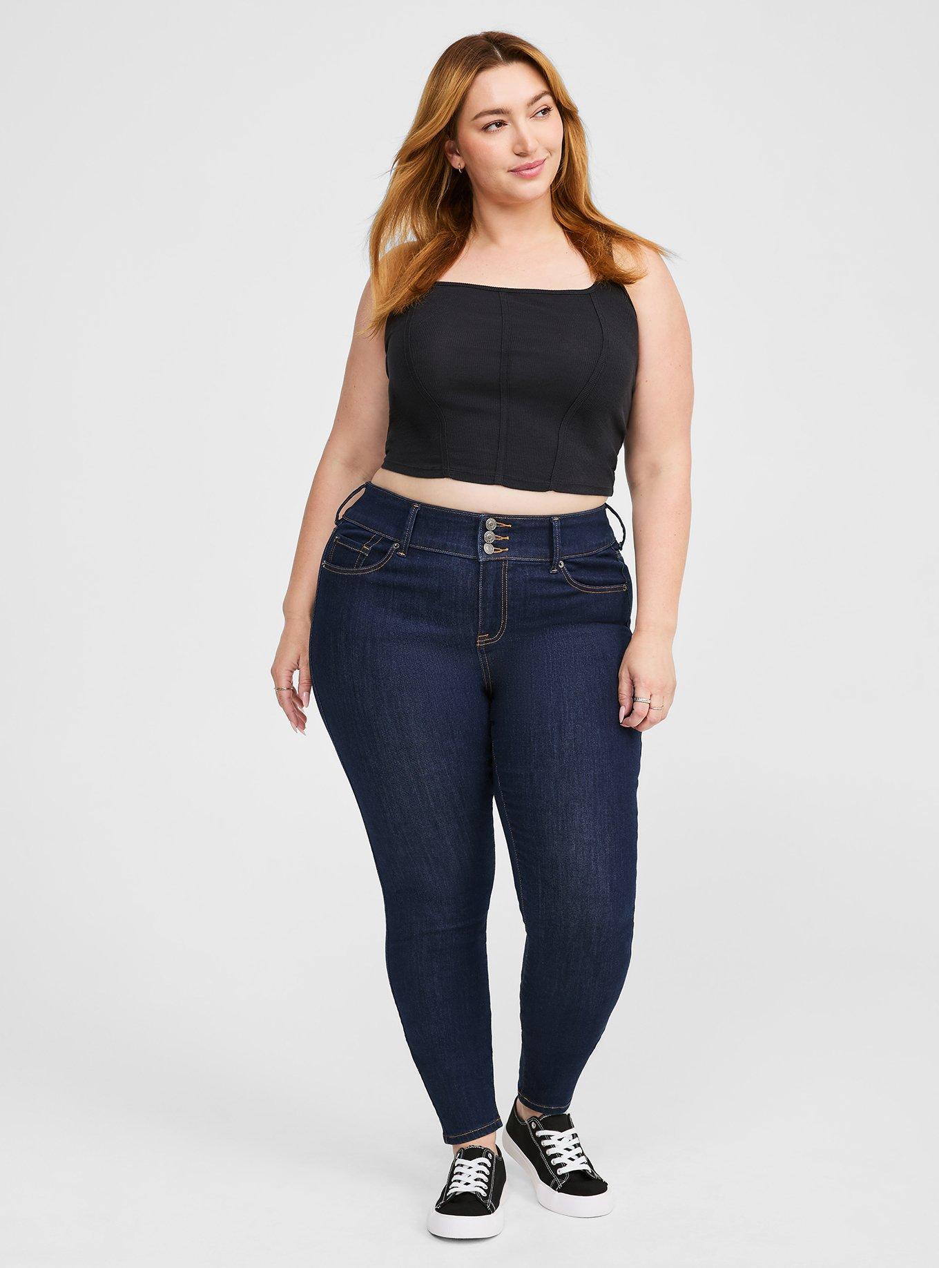 - Super Skinny High-Rise Jegging Plus - Size Torrid Soft Jean