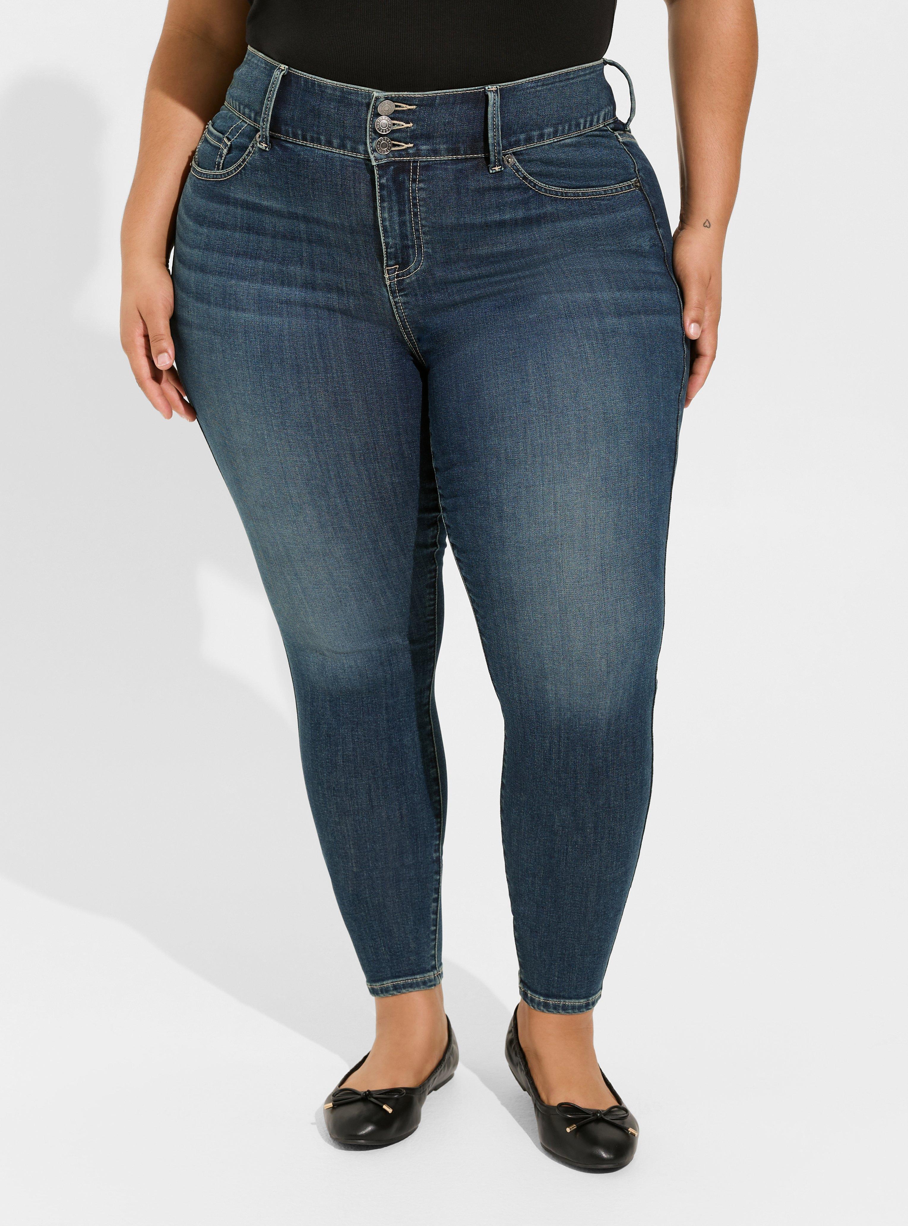 Plus Size Acid High-Rise Jeggings - Tall Inseam