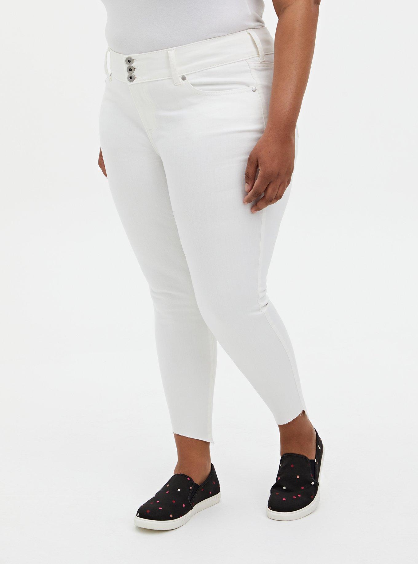 Torrid white sale jeggings