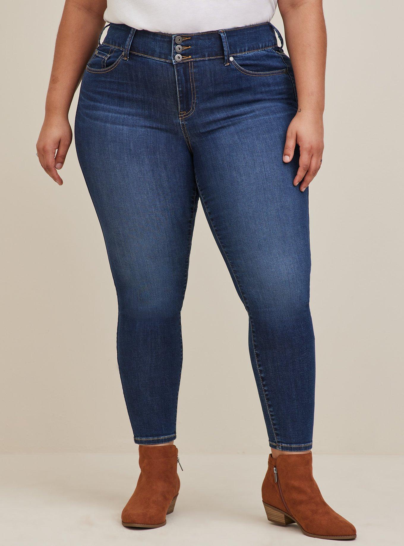 Plus Size - Sky High Flare Super Soft Jean - Torrid