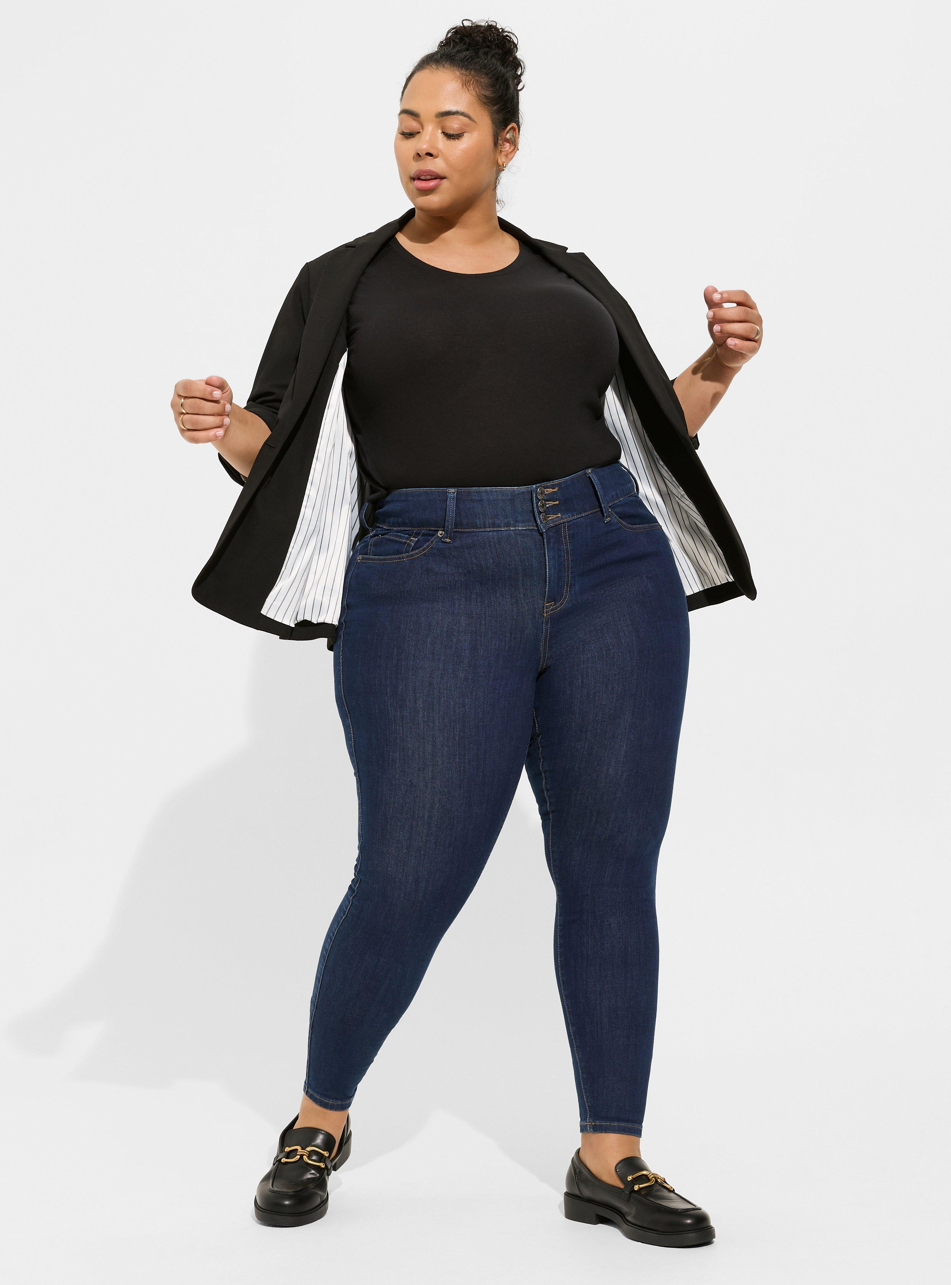 Plus Size - Sky High Flare Super Soft Jean - Torrid