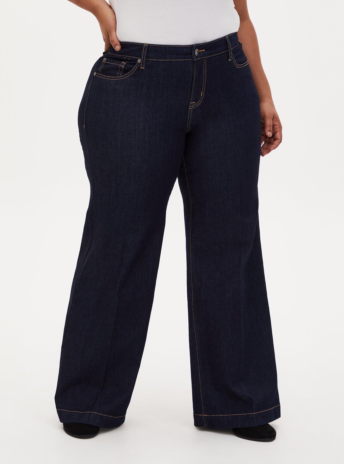 Torrid wide 2025 leg jeans