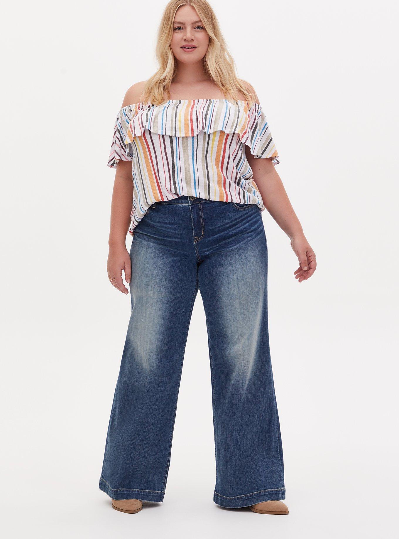 Torrid wide leg clearance jeans