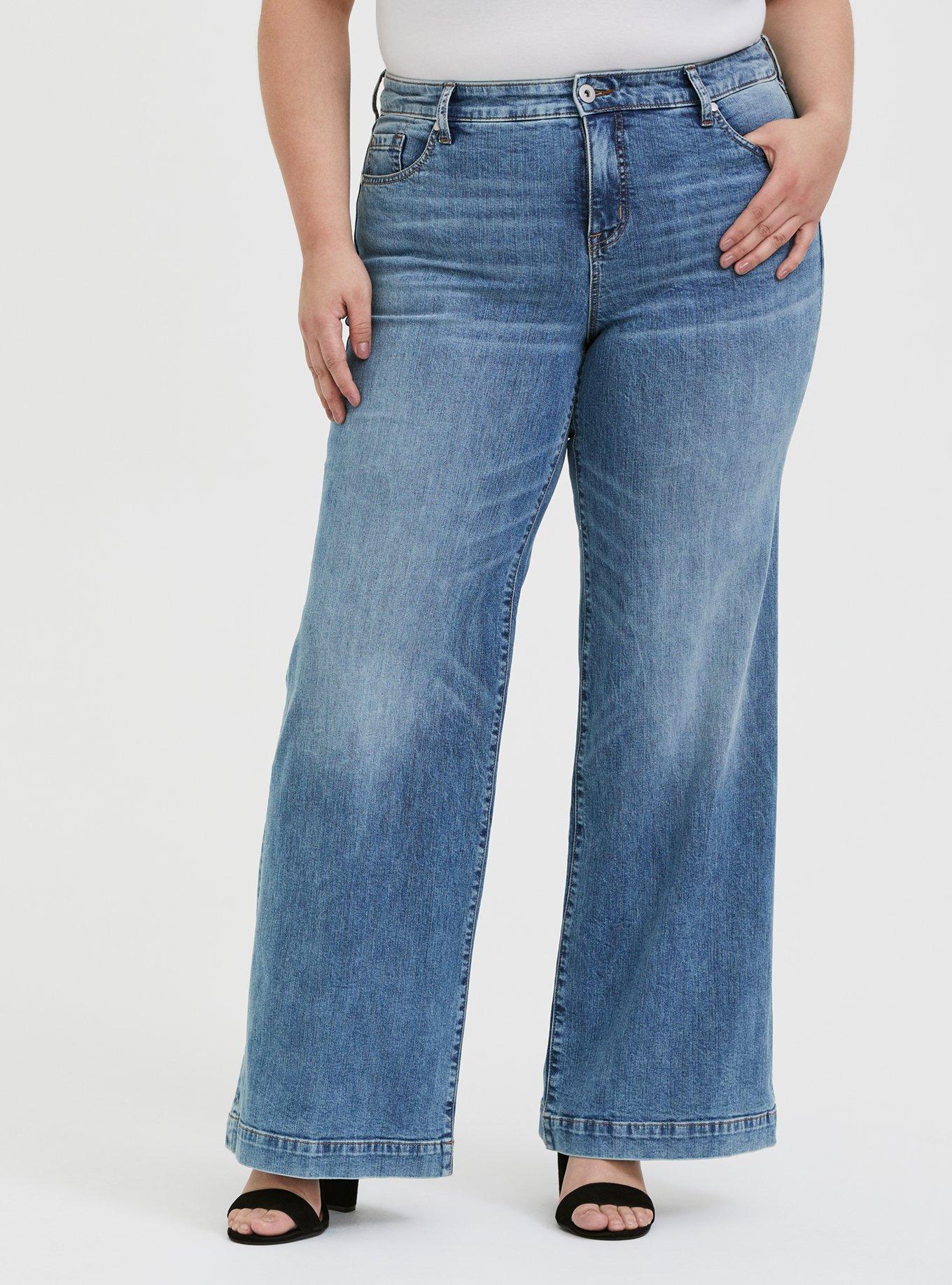 TURNTIDE*日本未入荷 タッセルデザイン Wide Leg Denim/Jeans Aleksandra Wide Leg Blue Jeans | Parallel