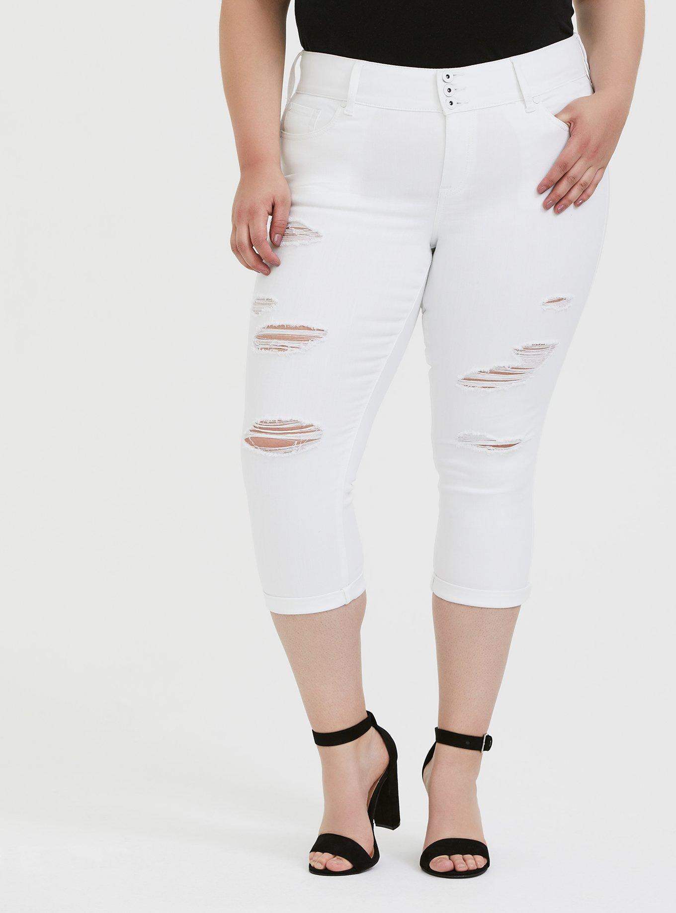 Crop Jegging - Vintage Stretch White, OPTIC WHITE, hi-res