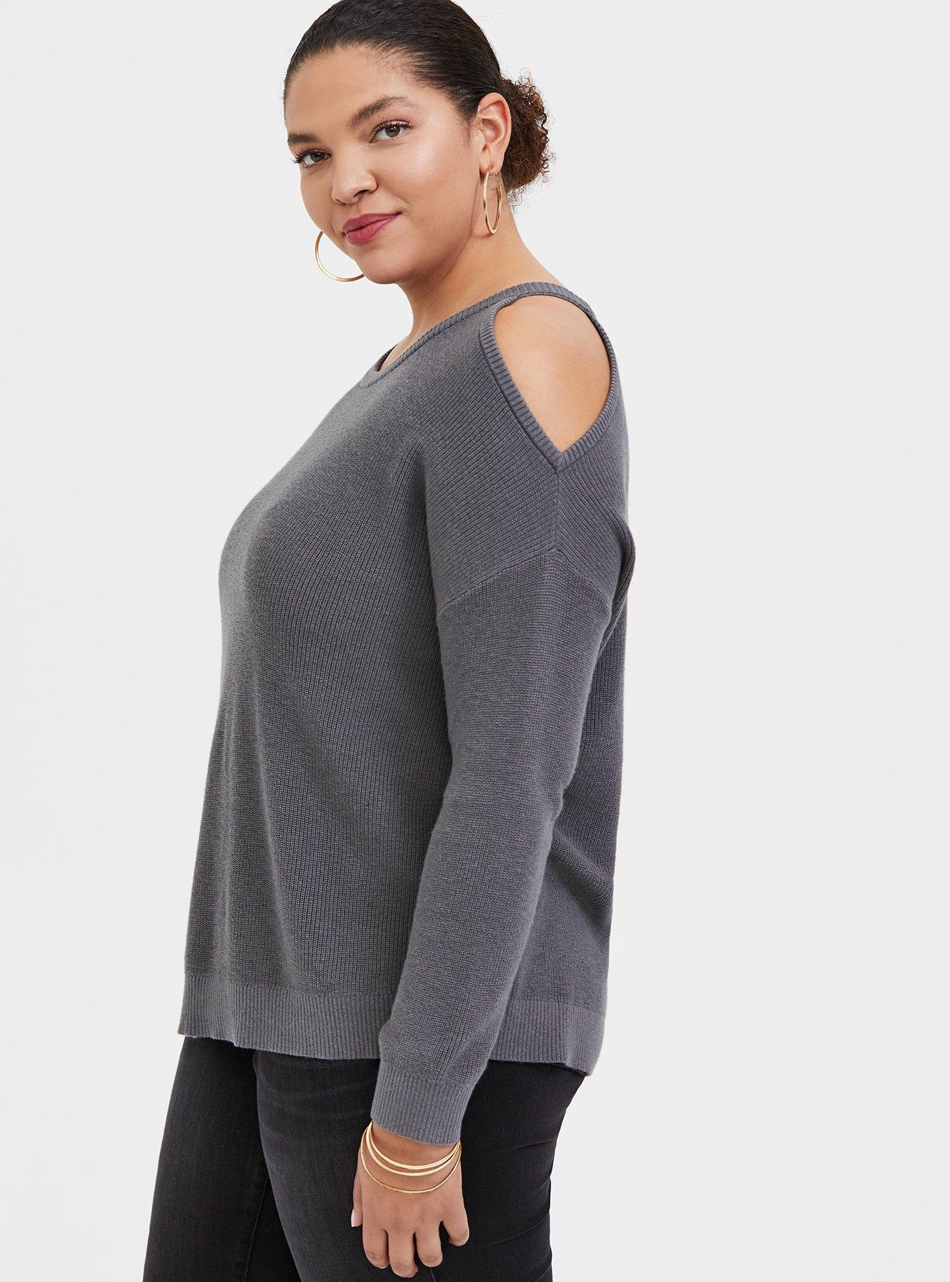 Torrid cold outlet shoulder sweater