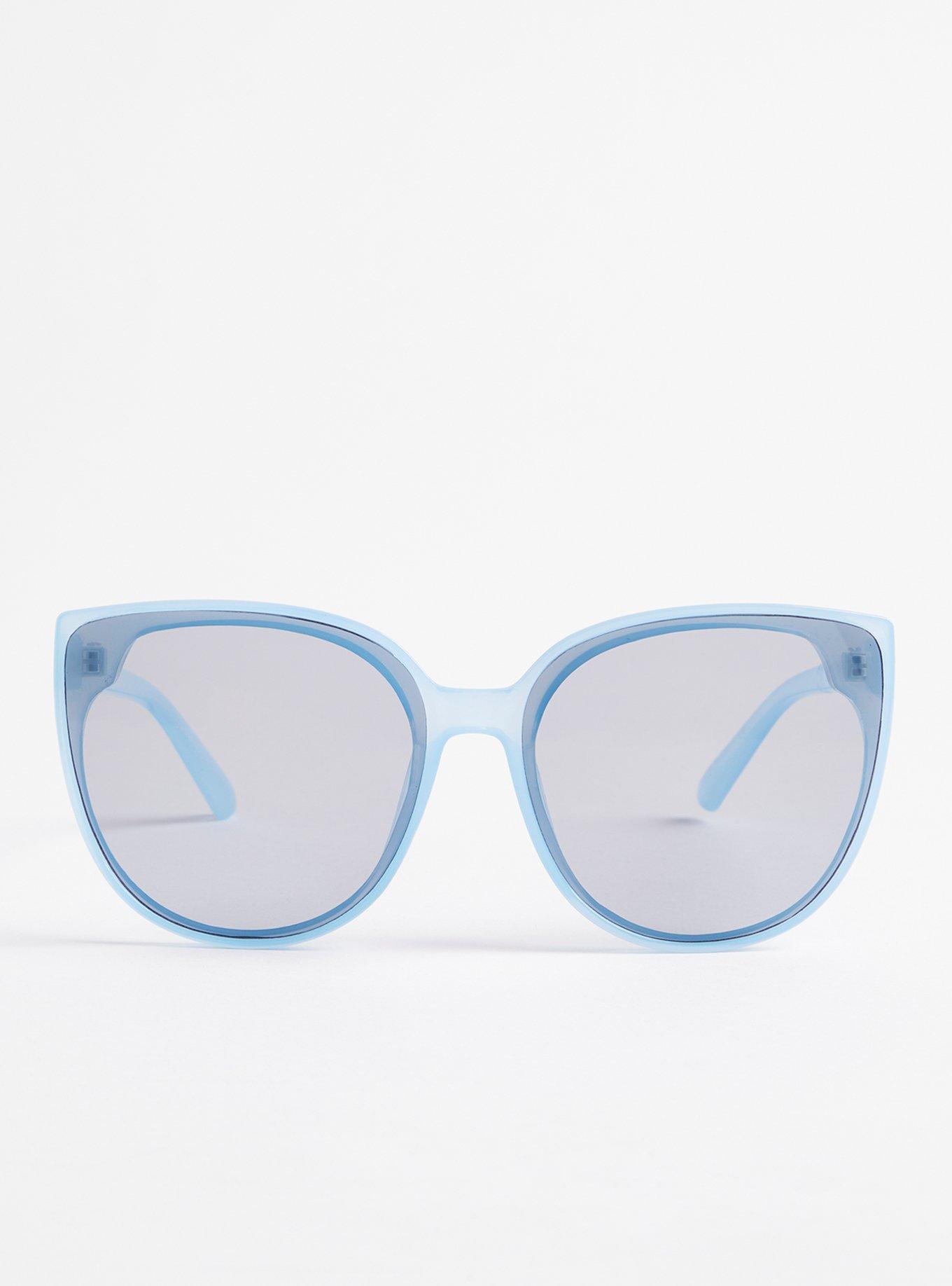 Cateye Smoke Lens Sunglasses, BLUE, hi-res