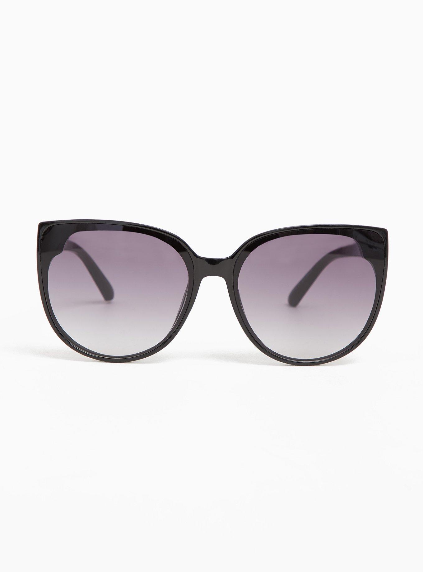 Plus Size - Cateye Smoke Lens Sunglass - Torrid