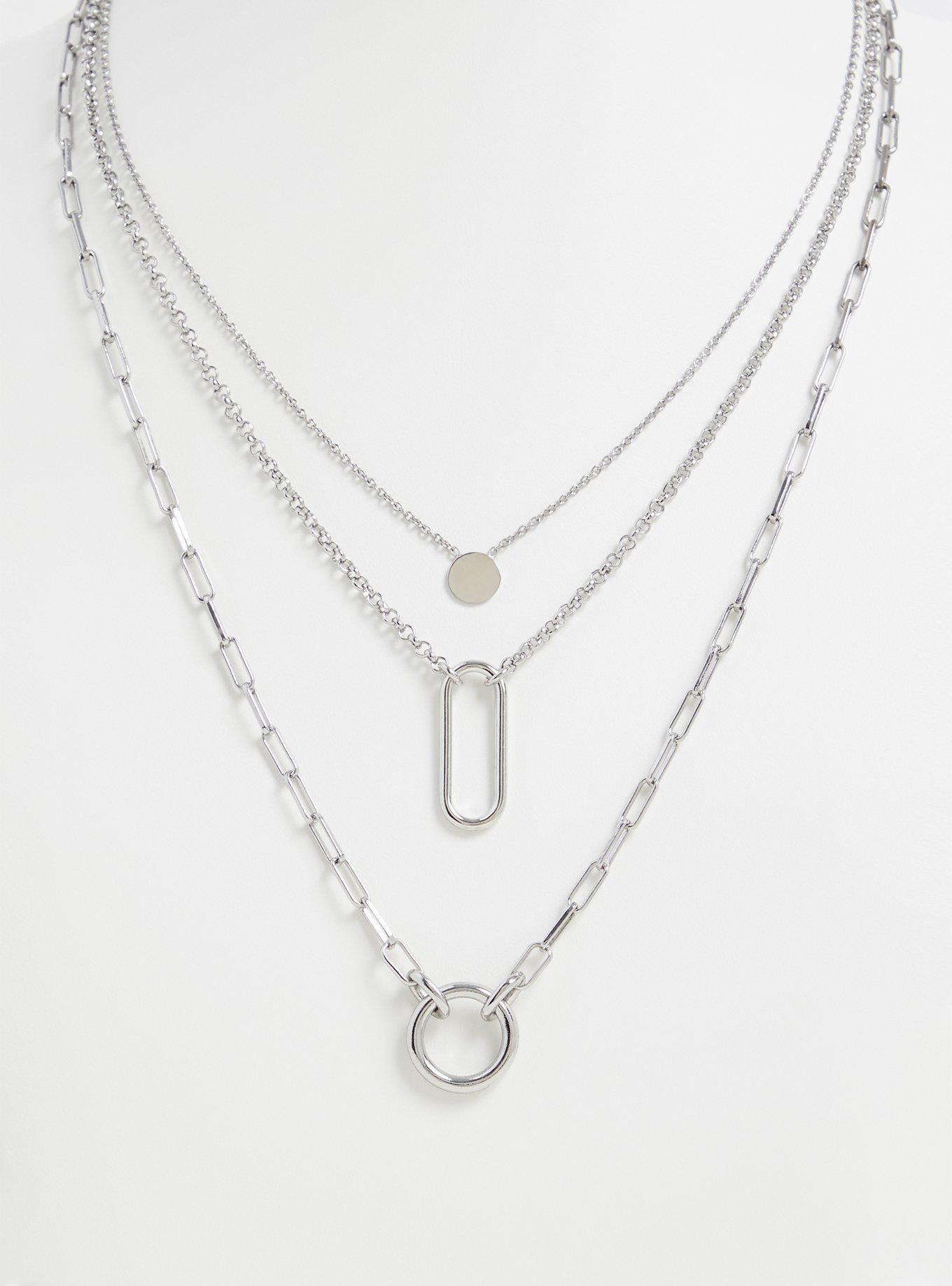 Geo deals charm necklace