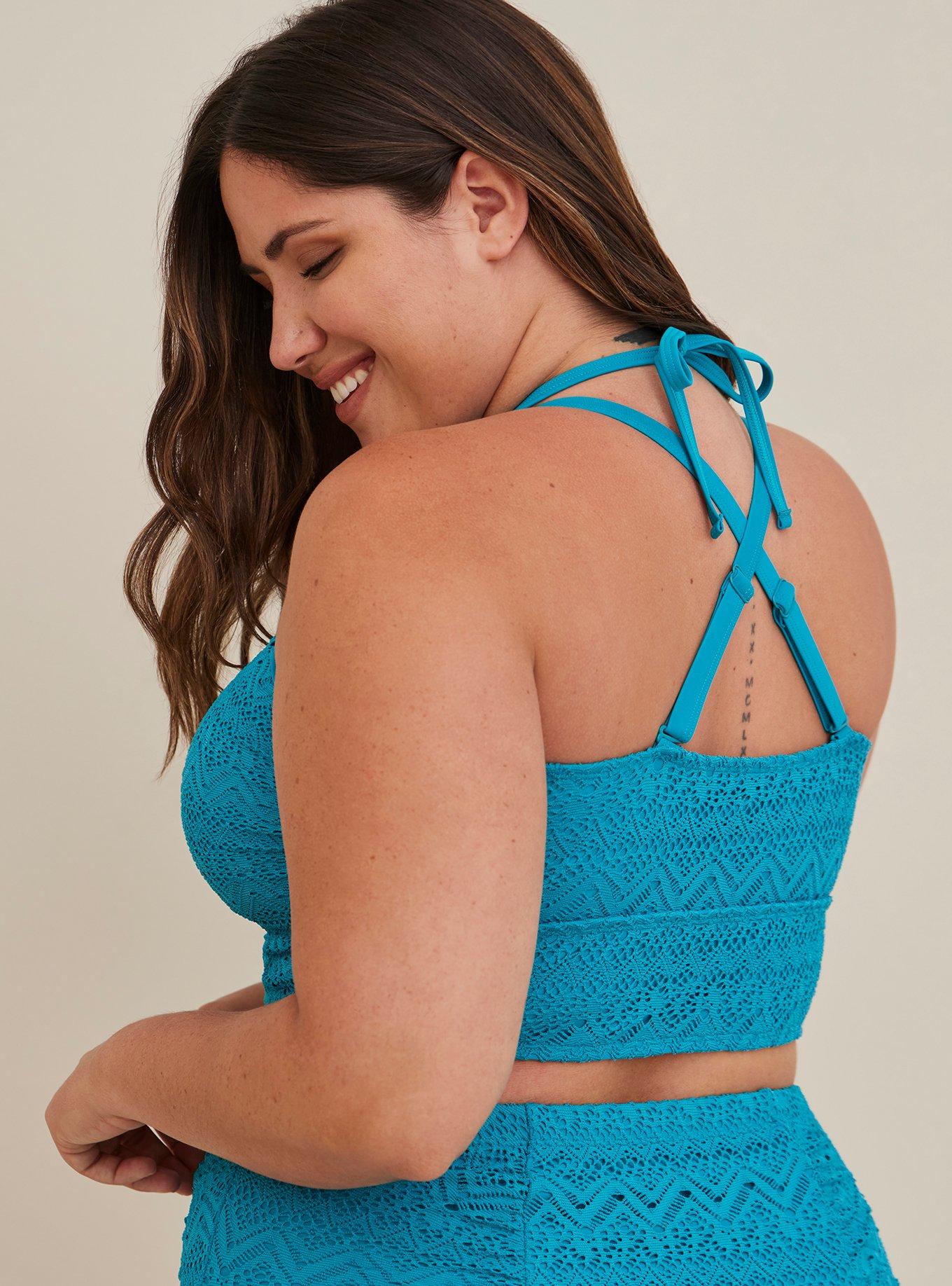 Torrid crochet hot sale swim bottom