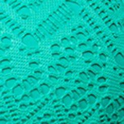 Wire-Free High Neck Crochet Bikini Top, TROPIC LEAF, swatch