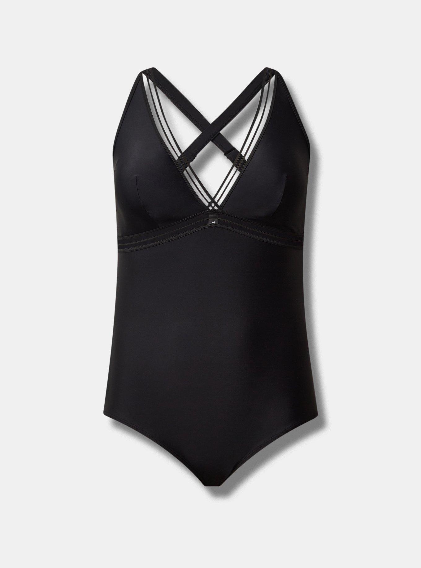Torrid vixen shapewear swim collection size 2X NWT black lace