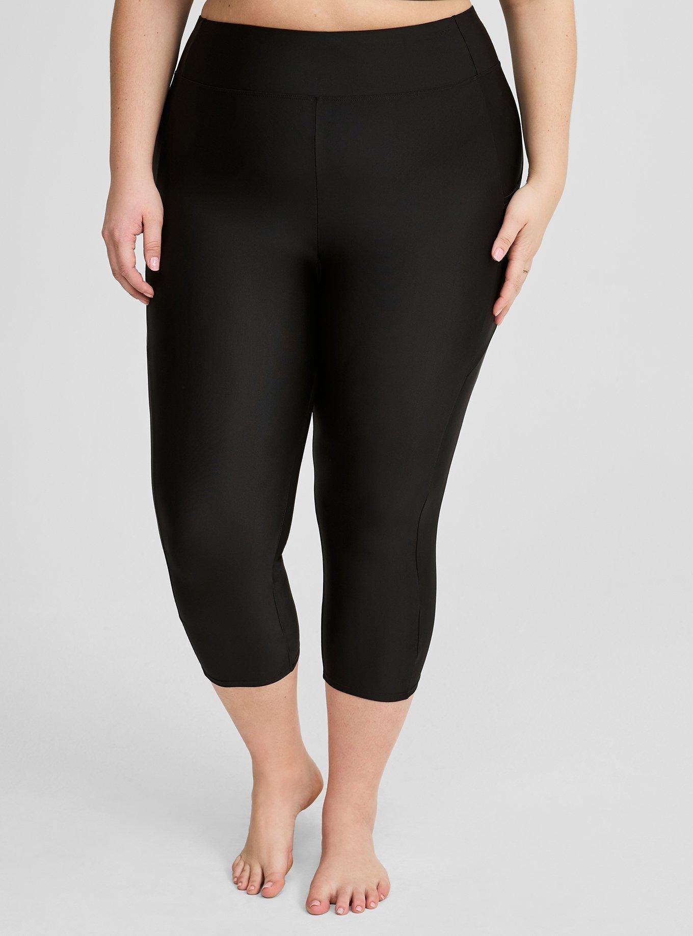 High-Rise Pocket Capri Swim Legging