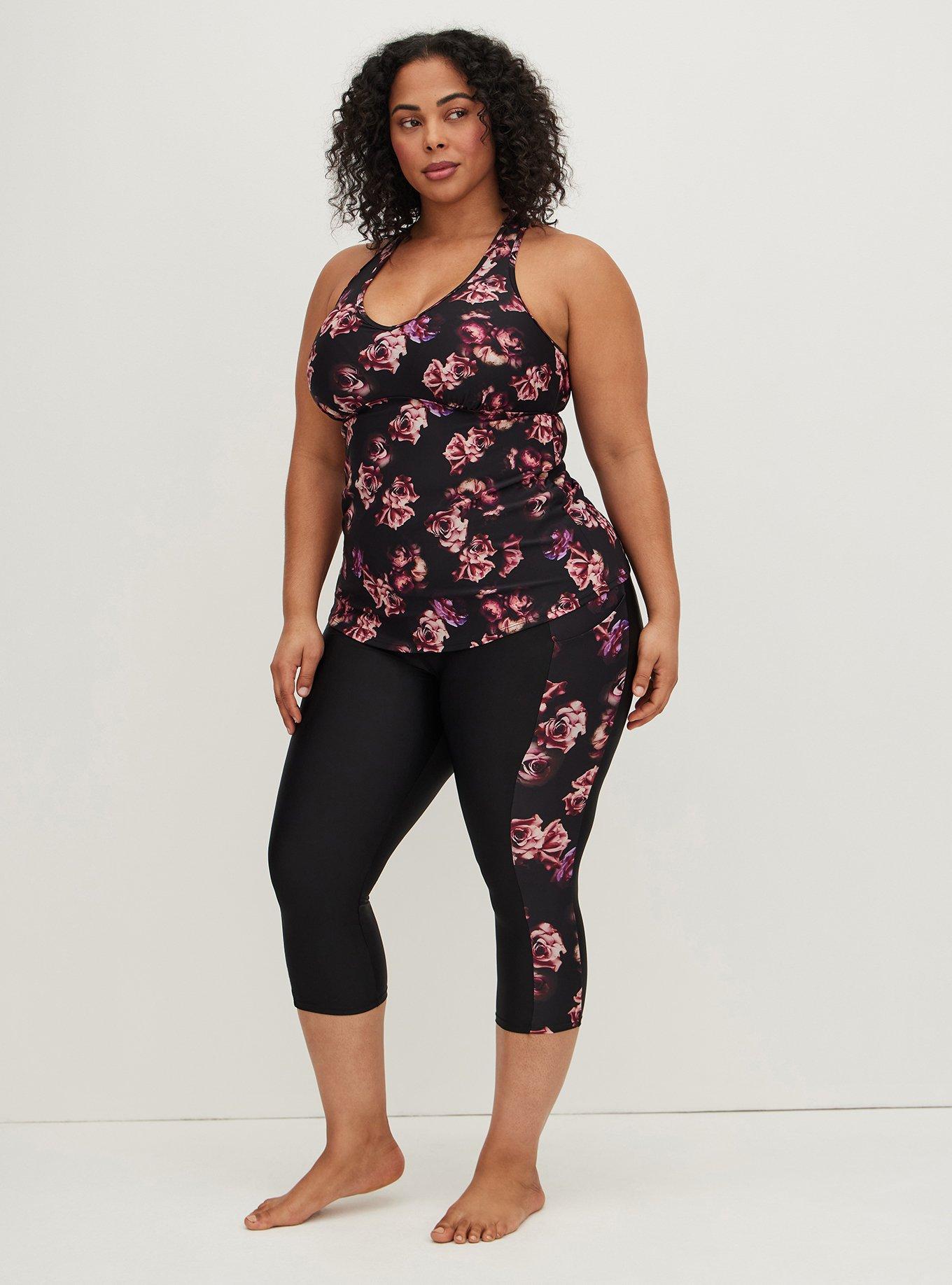 Plus Size - Active High-Rise Capri Swim Legging - Torrid