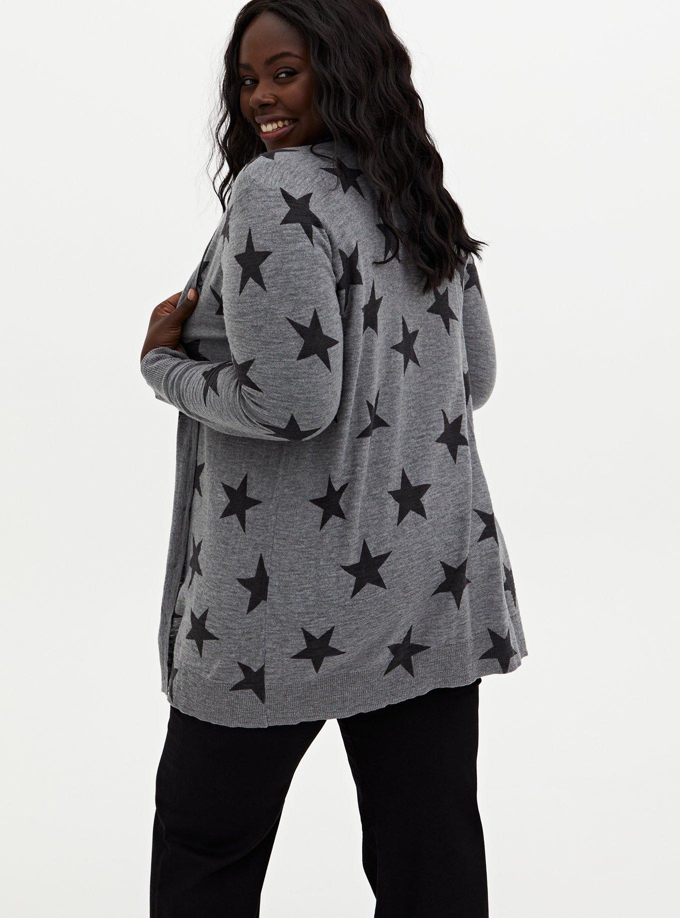 Plus Size - Grey Knit Duster - Torrid