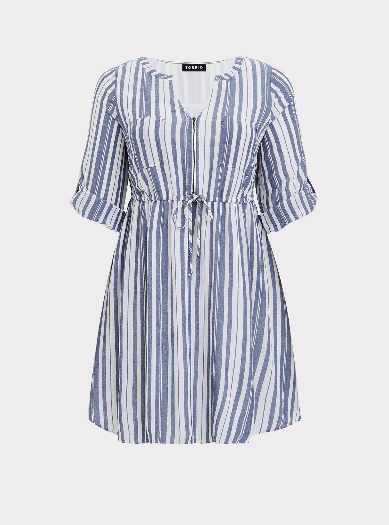 Torrid striped cheap dress