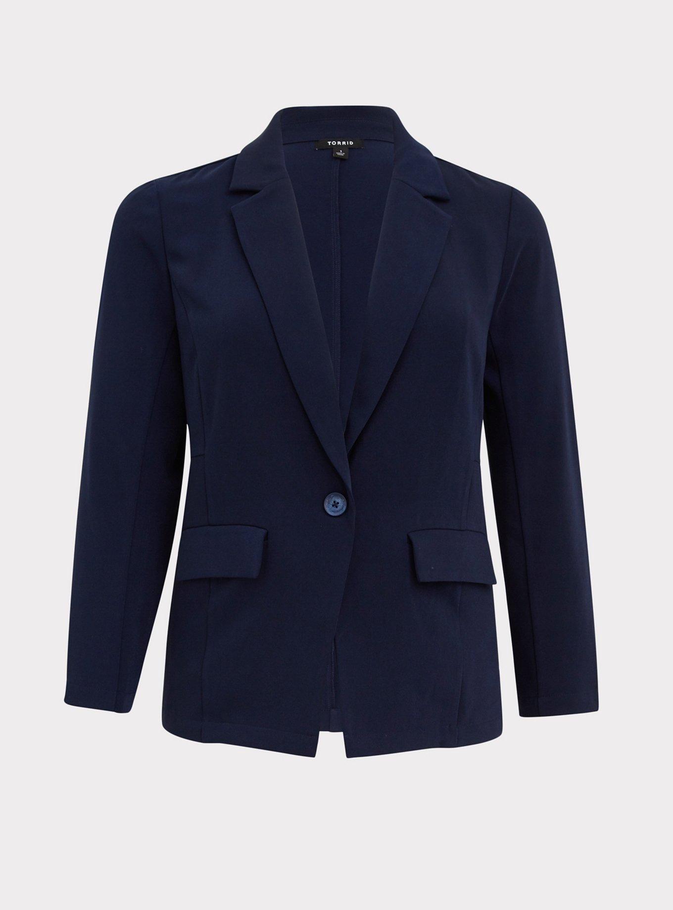 Boyfriend Blazer, PEACOAT, hi-res