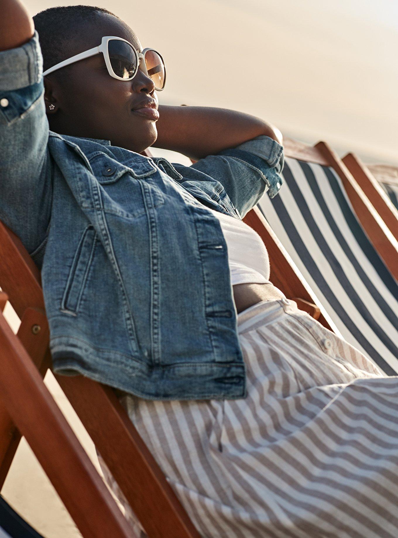 Midi Linen Button-Up Skirt, , hi-res