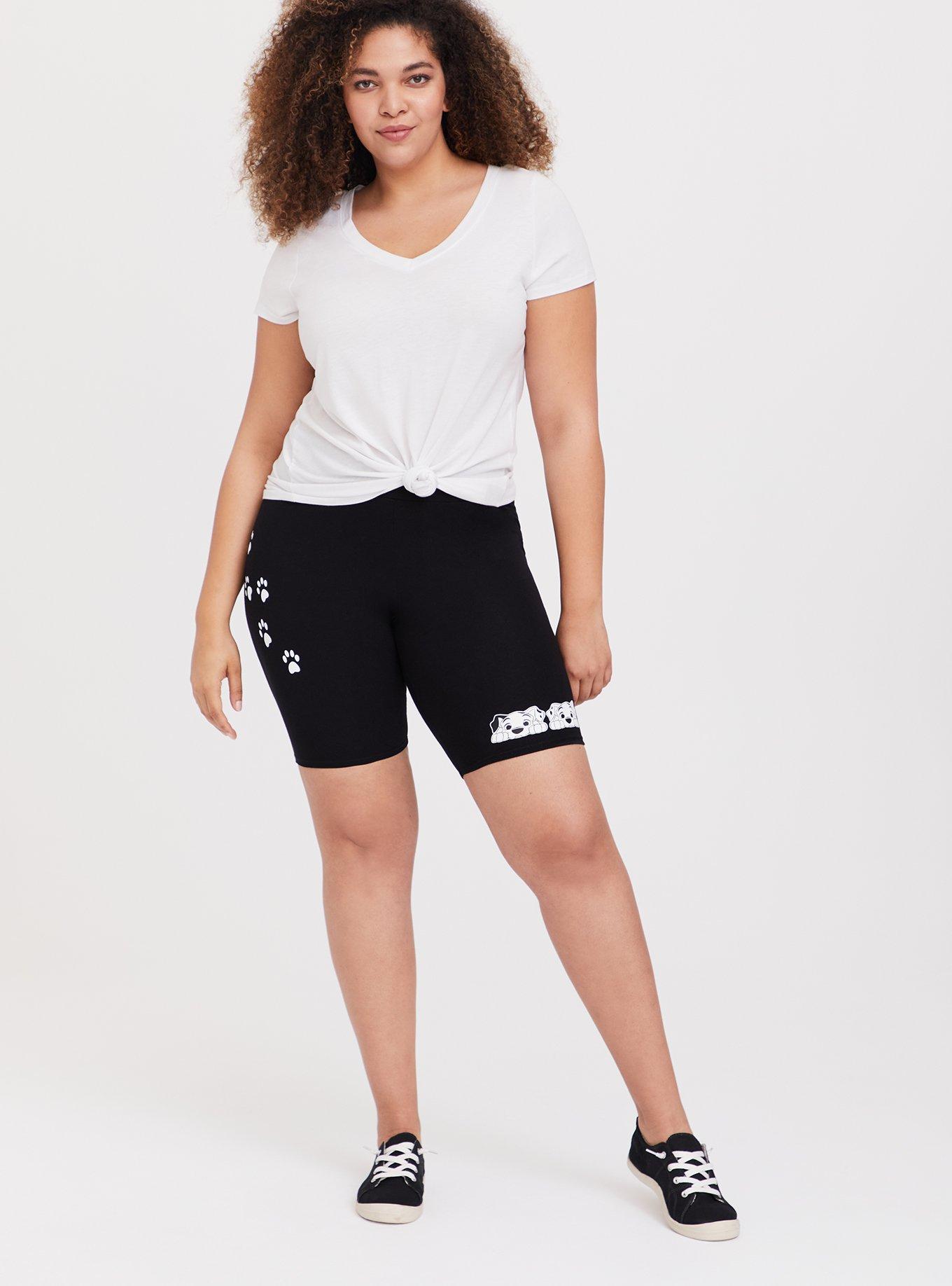 Plus Size - Disney 101 Dalmatians Black Bike Shorts - Torrid