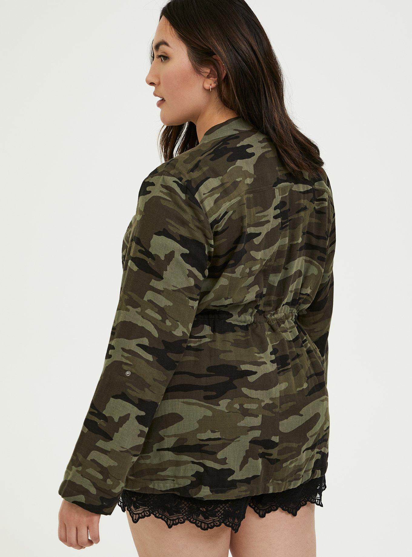 Torrid camo shop bomber jacket