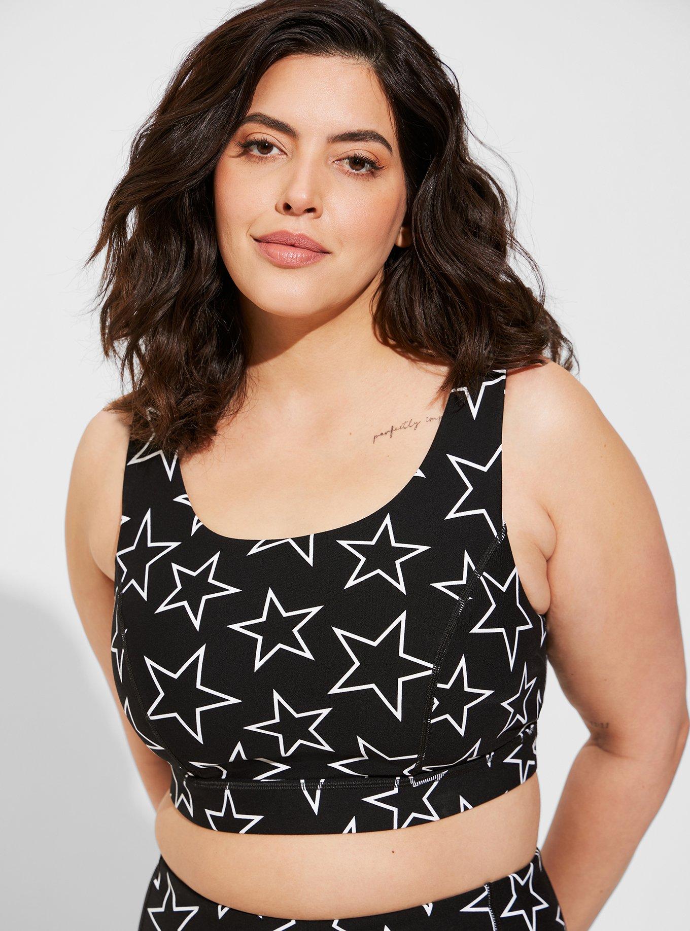 Plus Size - Low-Impact Wireless Lattice Back Active Sports Bra - Torrid