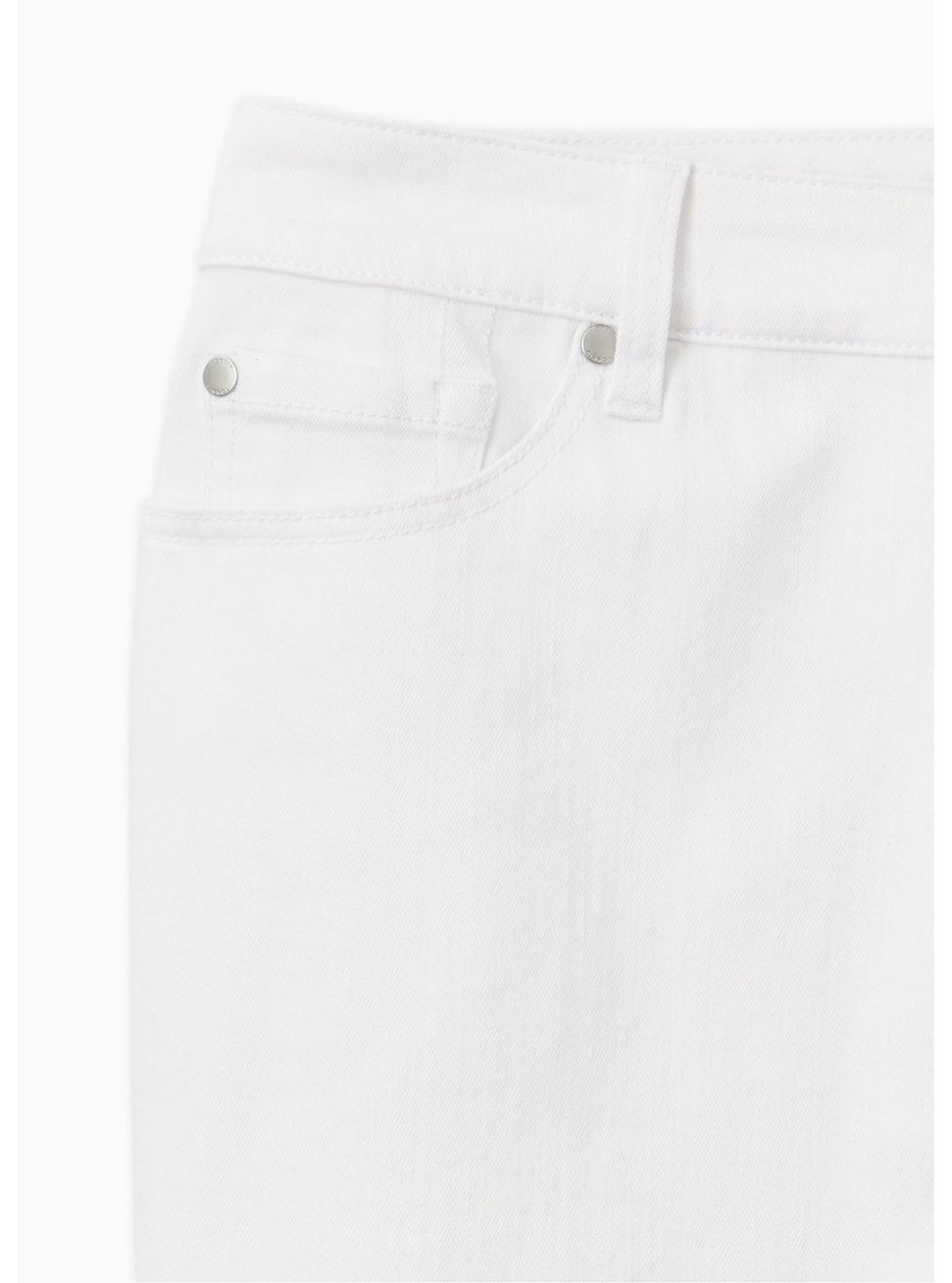 Plus Size - Denim Mini Skirt - White - Torrid