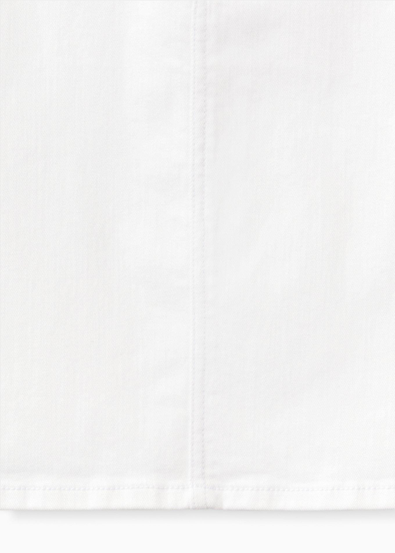 Denim Mini Skirt - White 