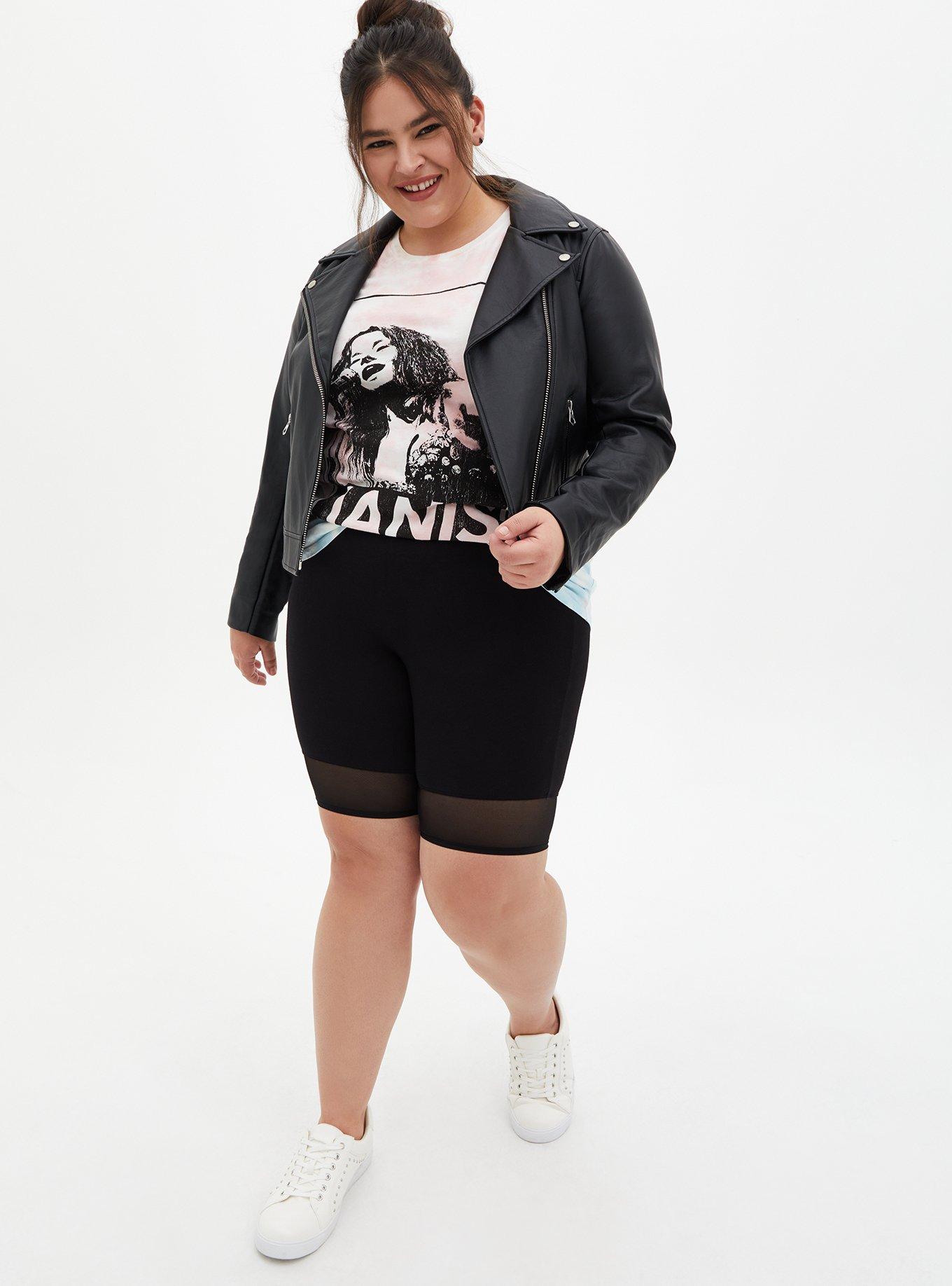 Plus size mesh biker 2024 shorts