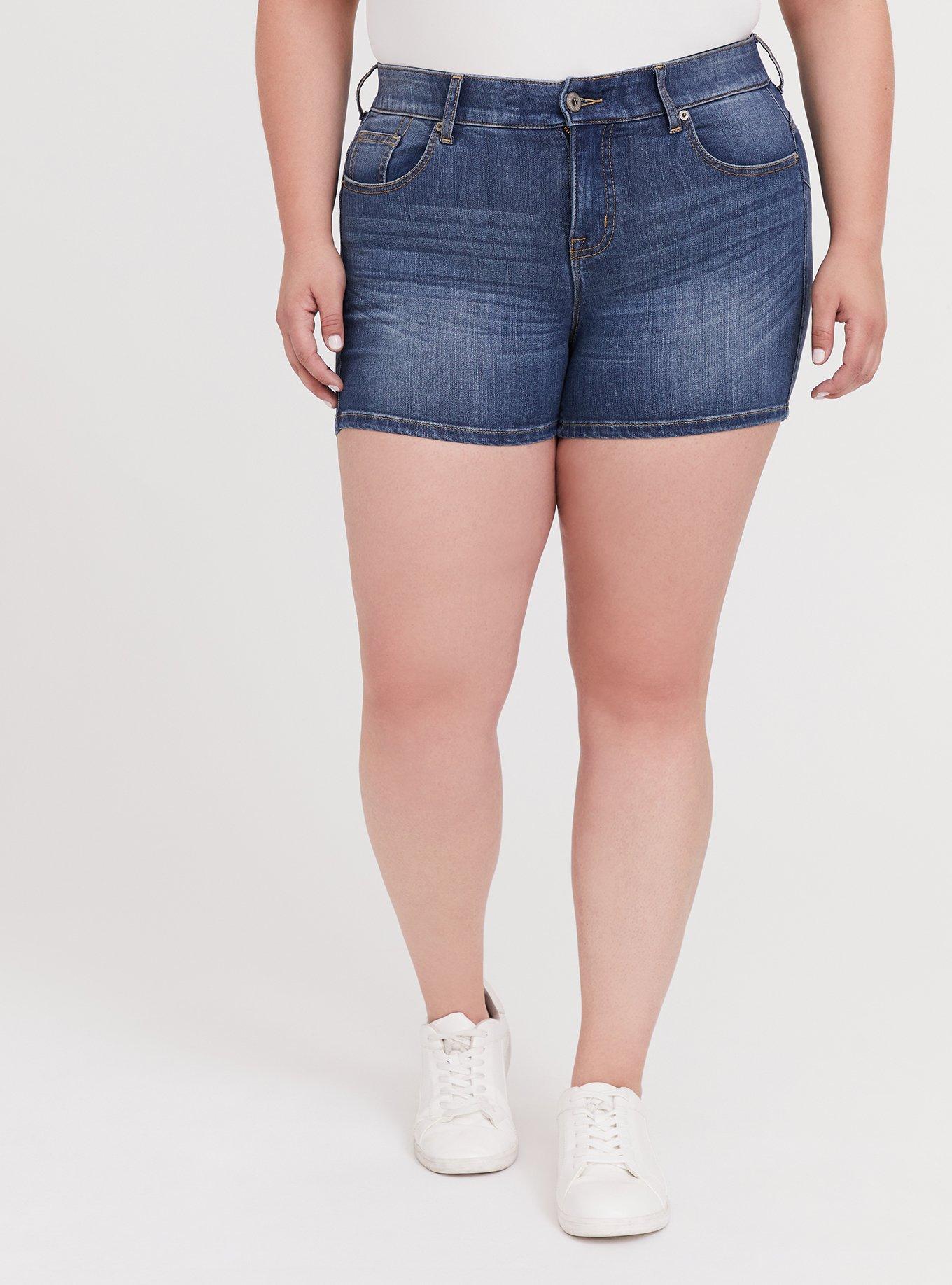 Torrid store denim shorts