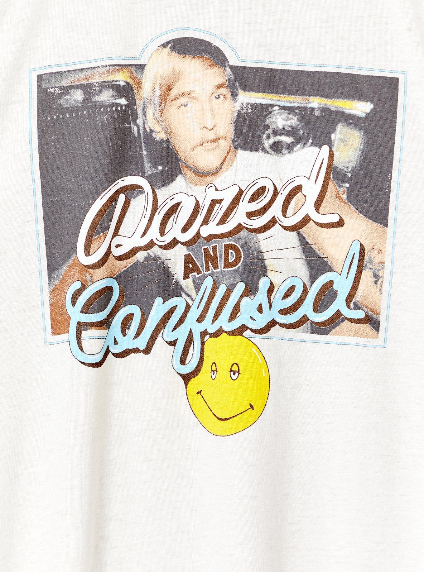 Dazed and Confused White Ringer Tee, MEDIUM HEATHER GREY, alternate