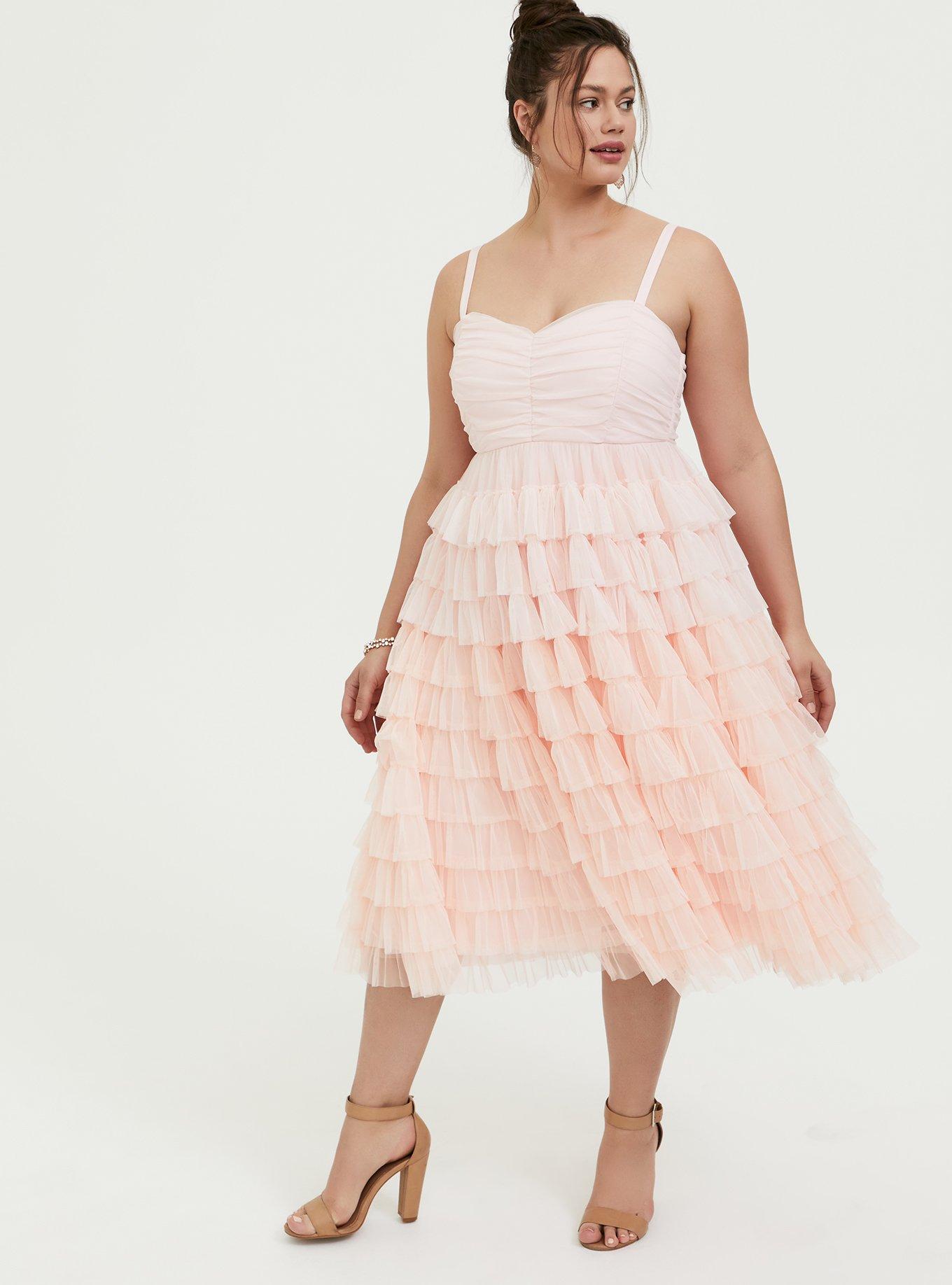 Torrid cheap pink dress