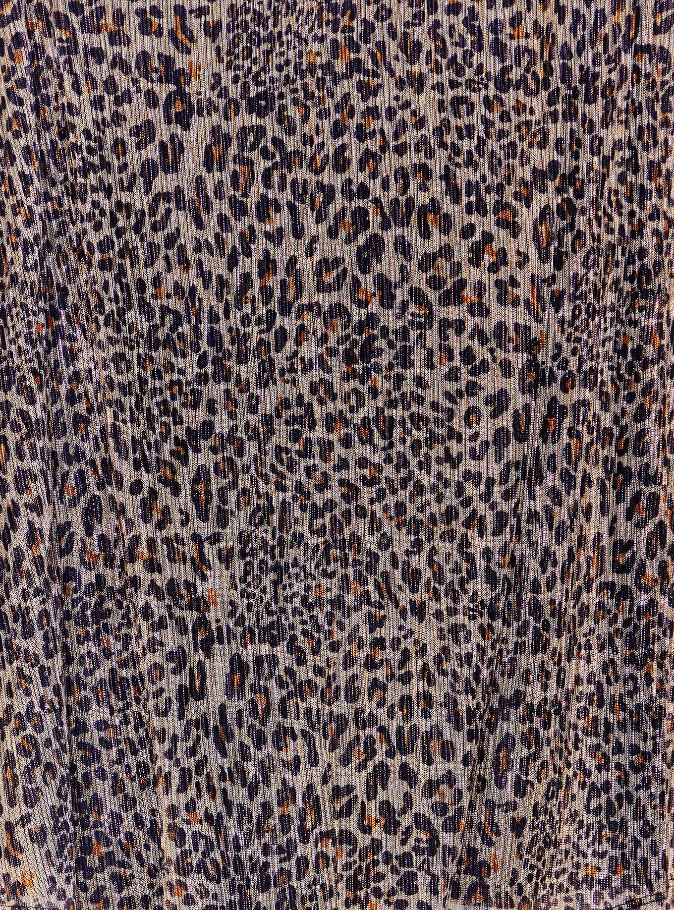 Leopard Lurex Swing Cami