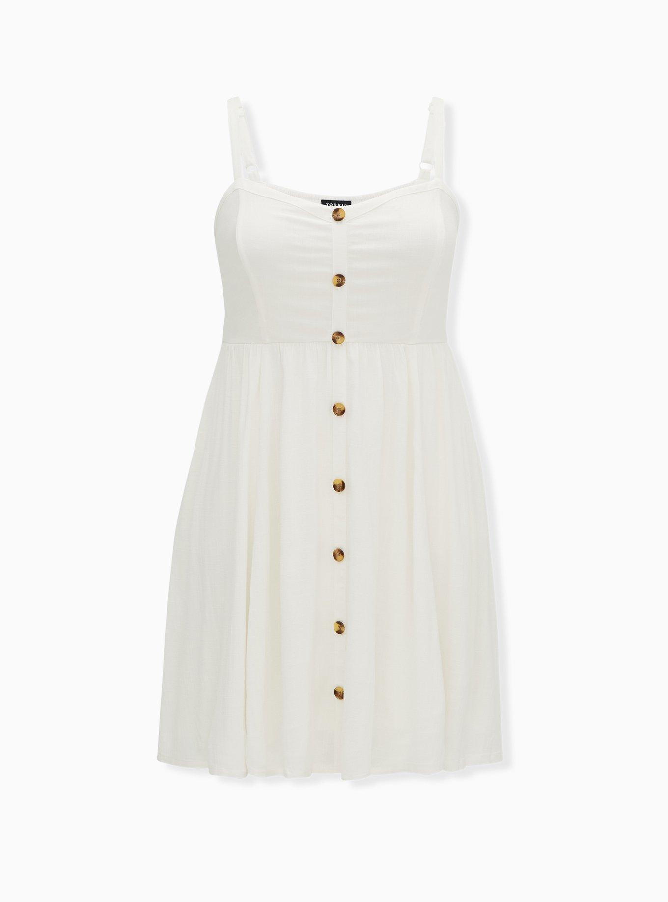 Mini Textured Woven High Lo Dress, CLOUD DANCER, alternate