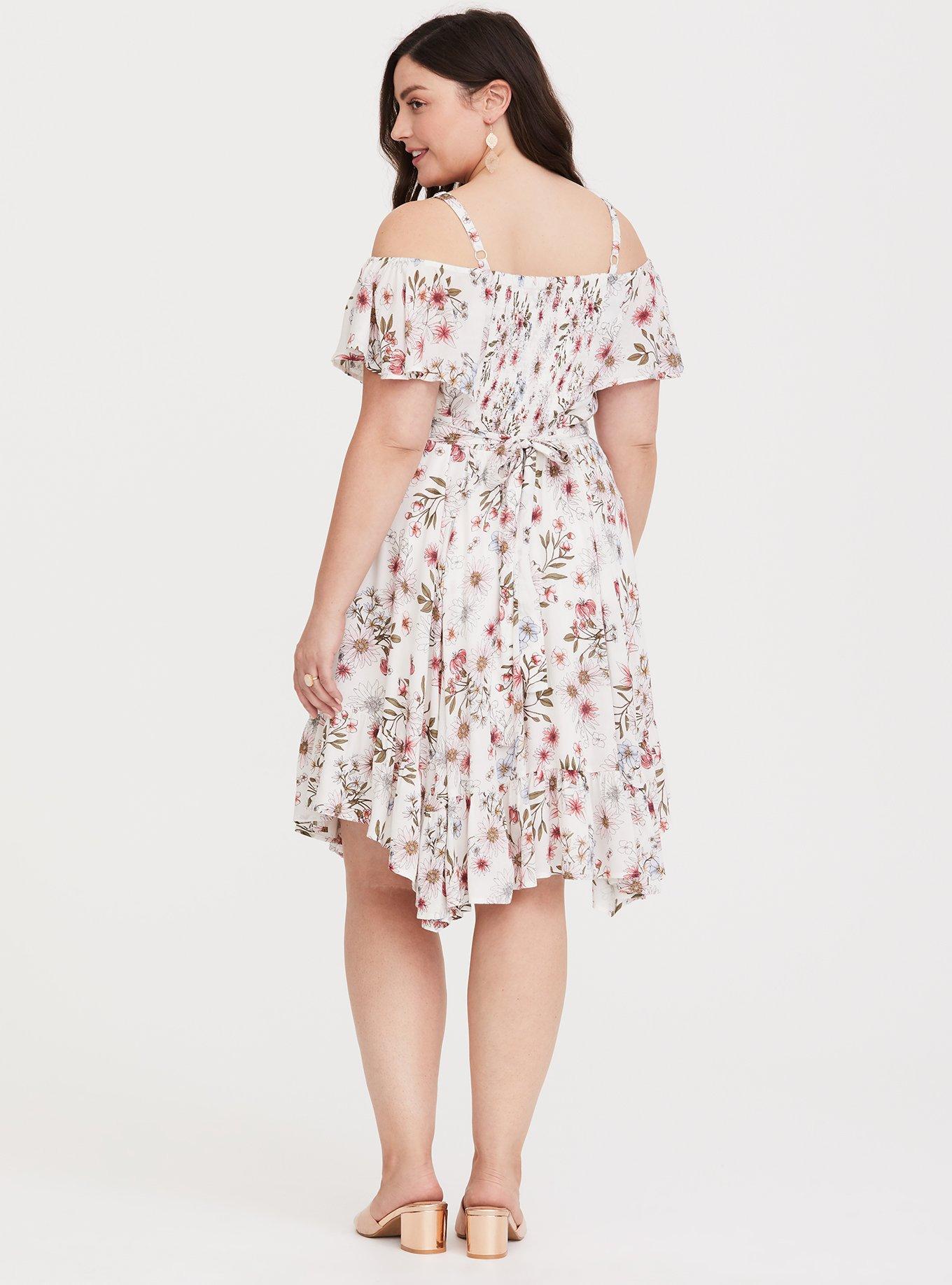 skater dress with cold shoulder Powder Blue Skater Dress