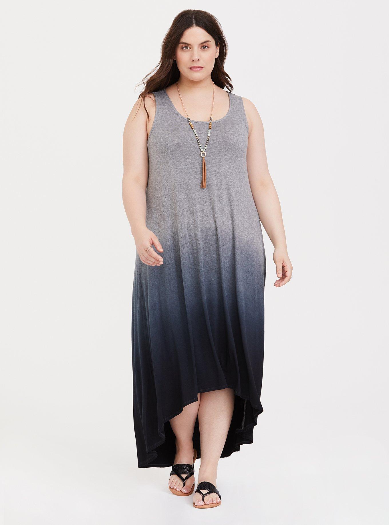 Plus Size - Maxi Super Soft Hi-Low Dress - Torrid