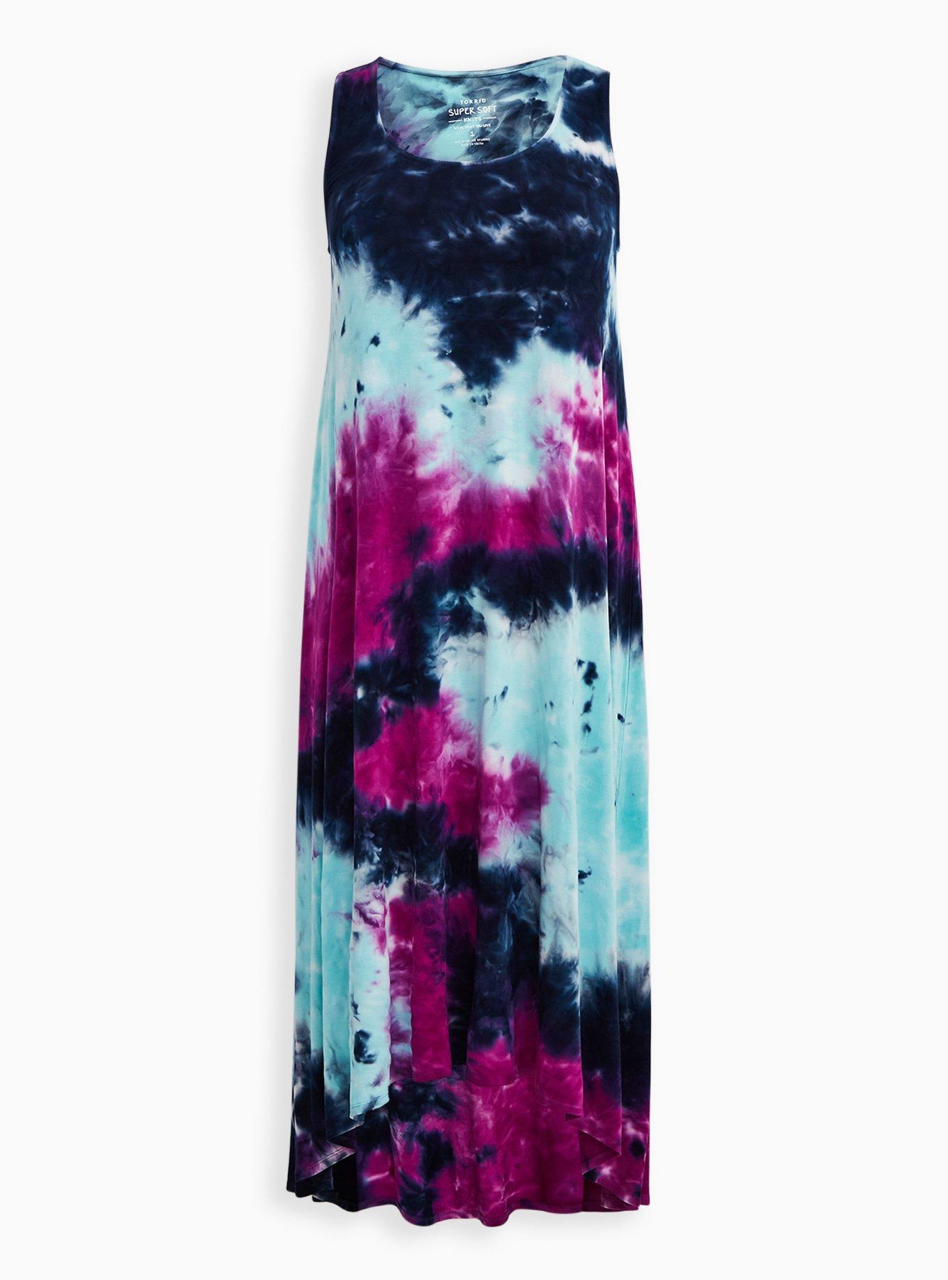 Torrid tie outlet dye dress