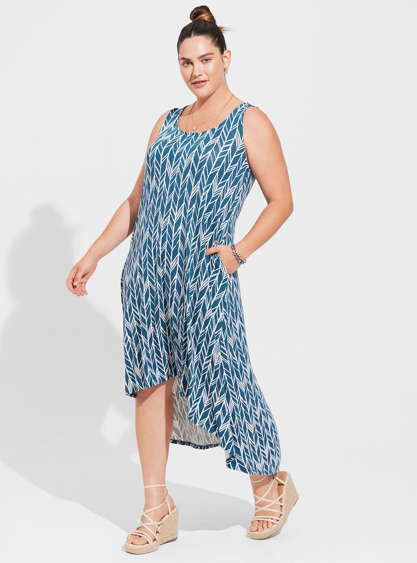 Plus Size - Maxi Super Soft Hi-Low Dress - Torrid