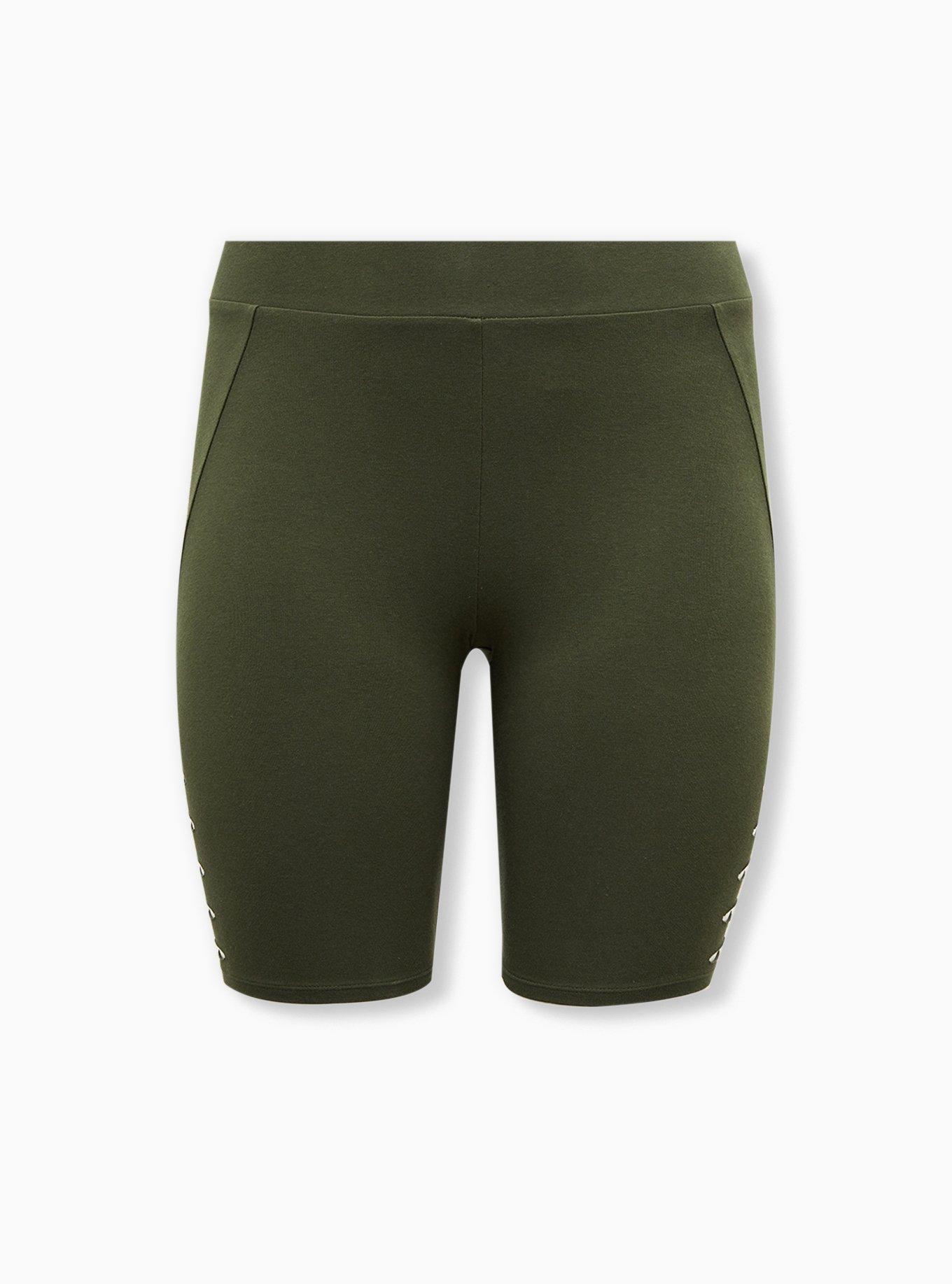 Plus size olive green on sale shorts