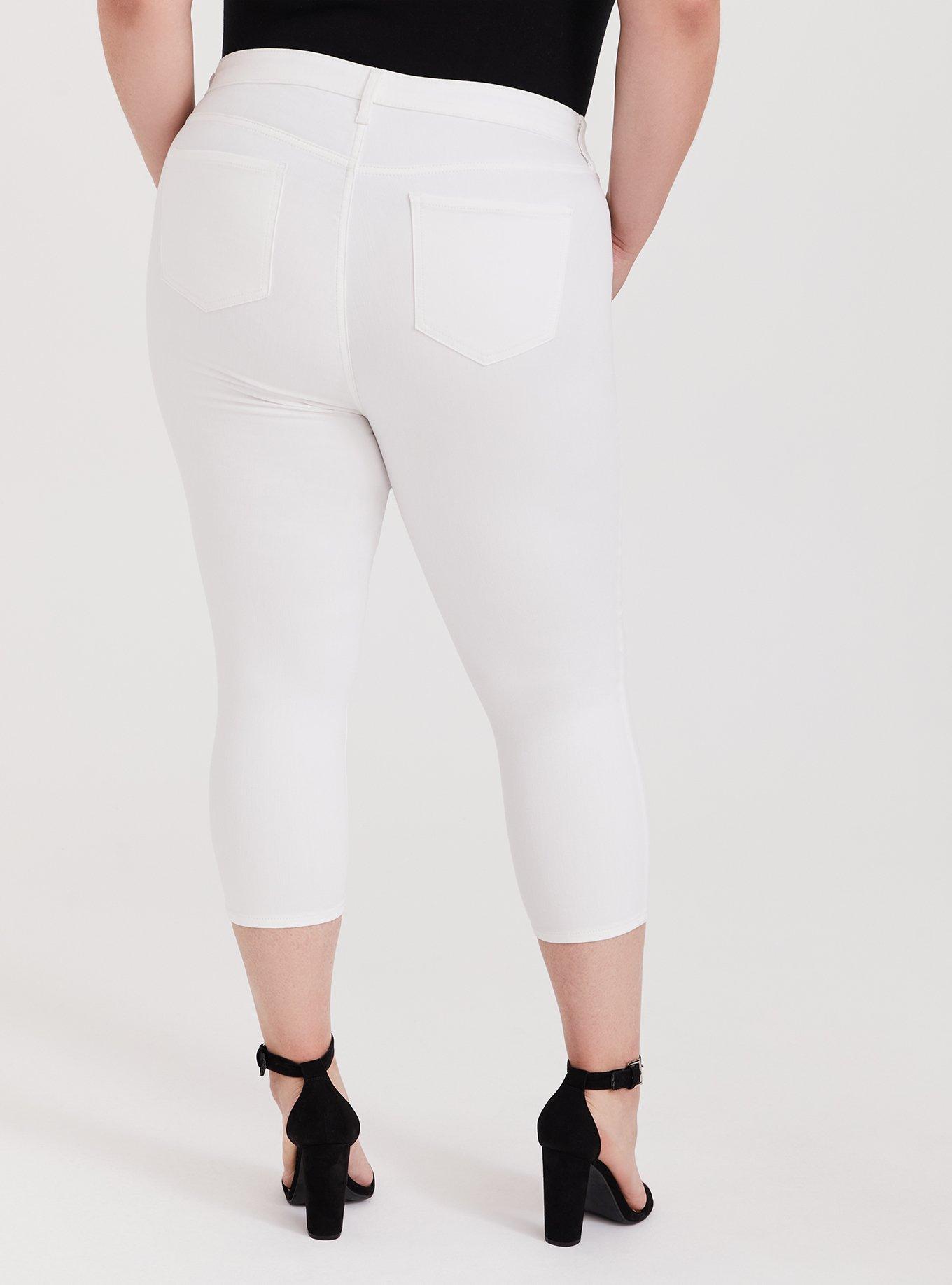 Crop Sky High Skinny Jean - Super Soft White, OPTIC WHITE, alternate