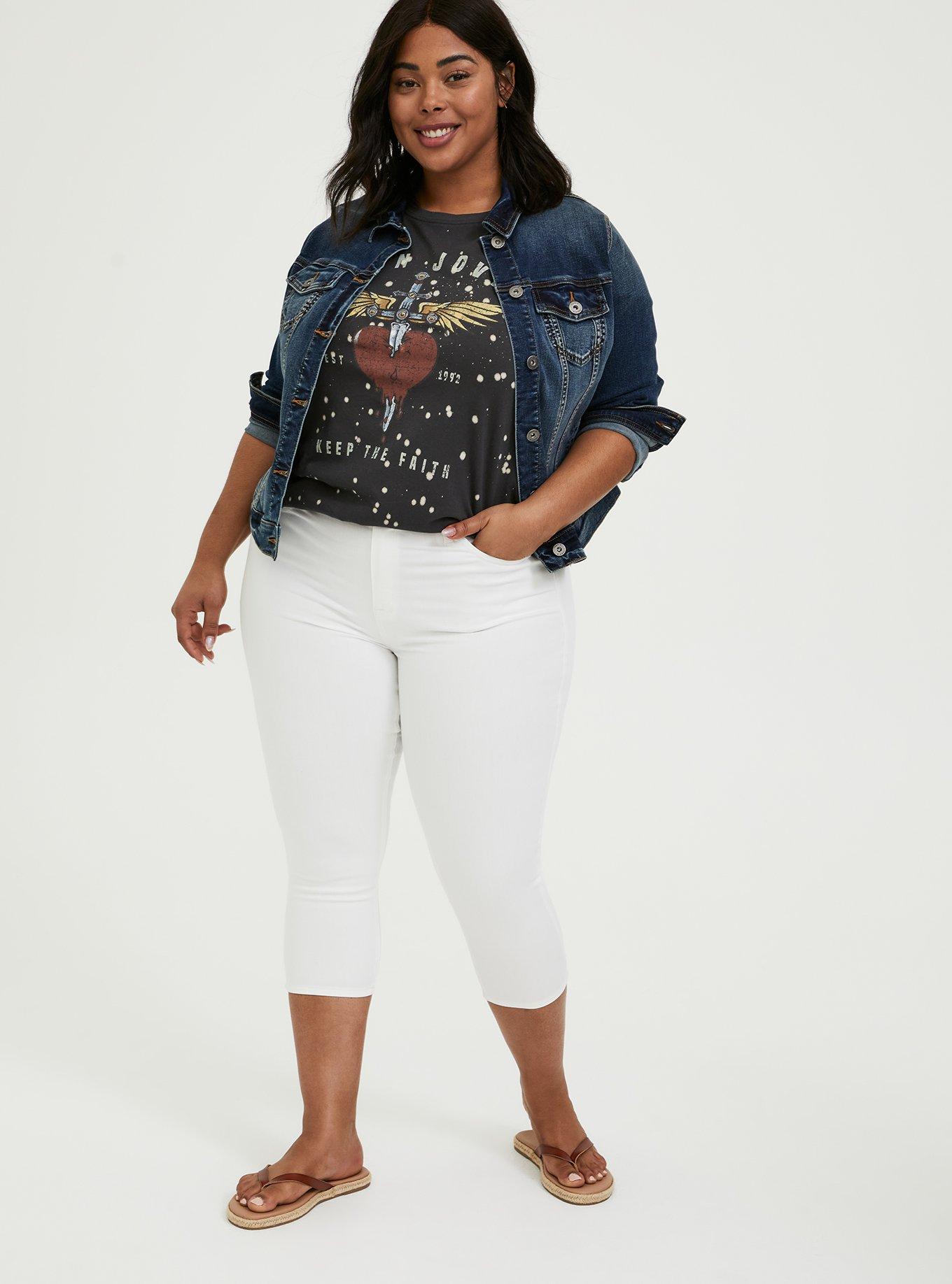 Crop Sky High Skinny Jean - Super Soft White, OPTIC WHITE, alternate