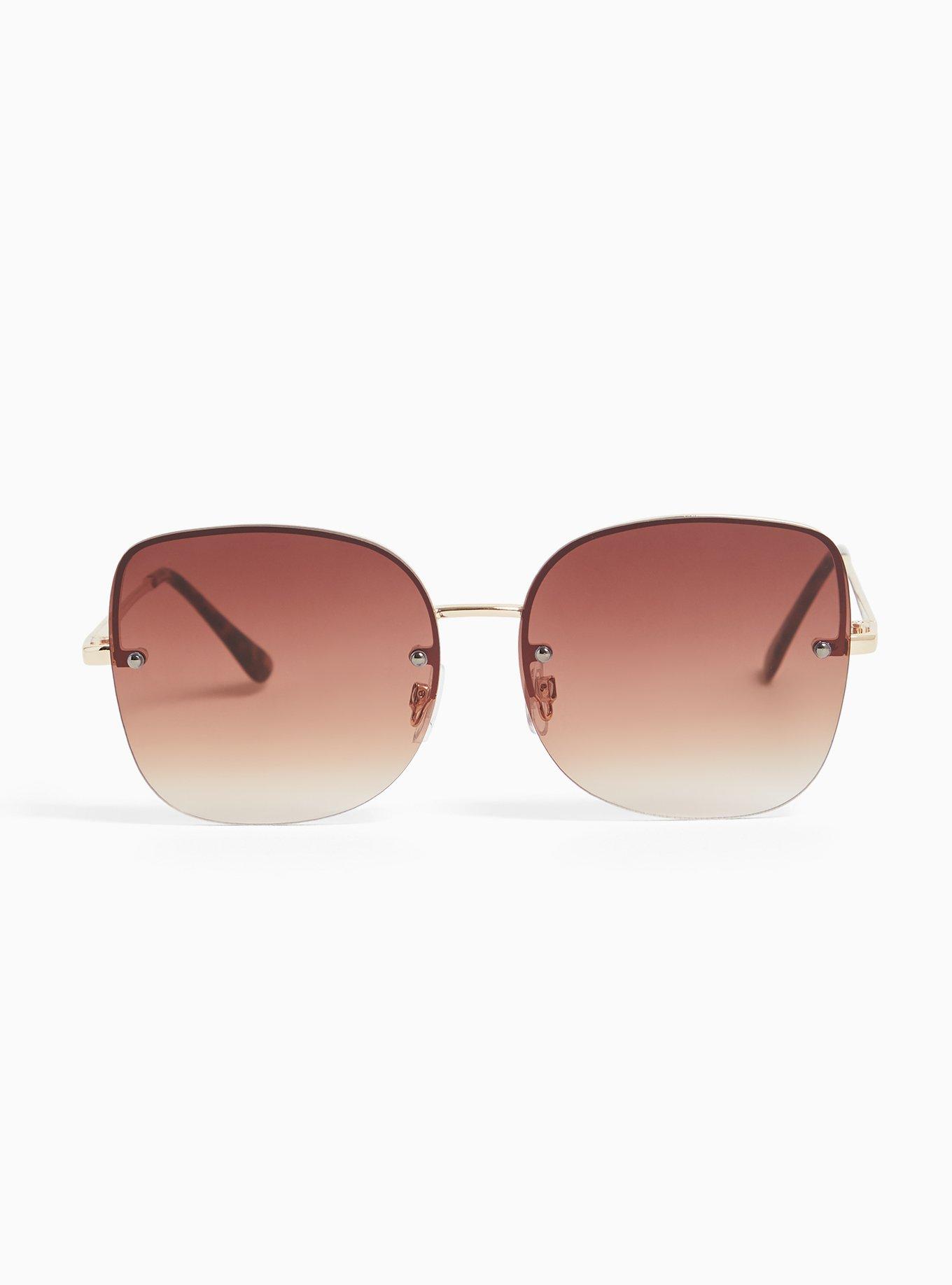 Square 2024 oval sunglasses