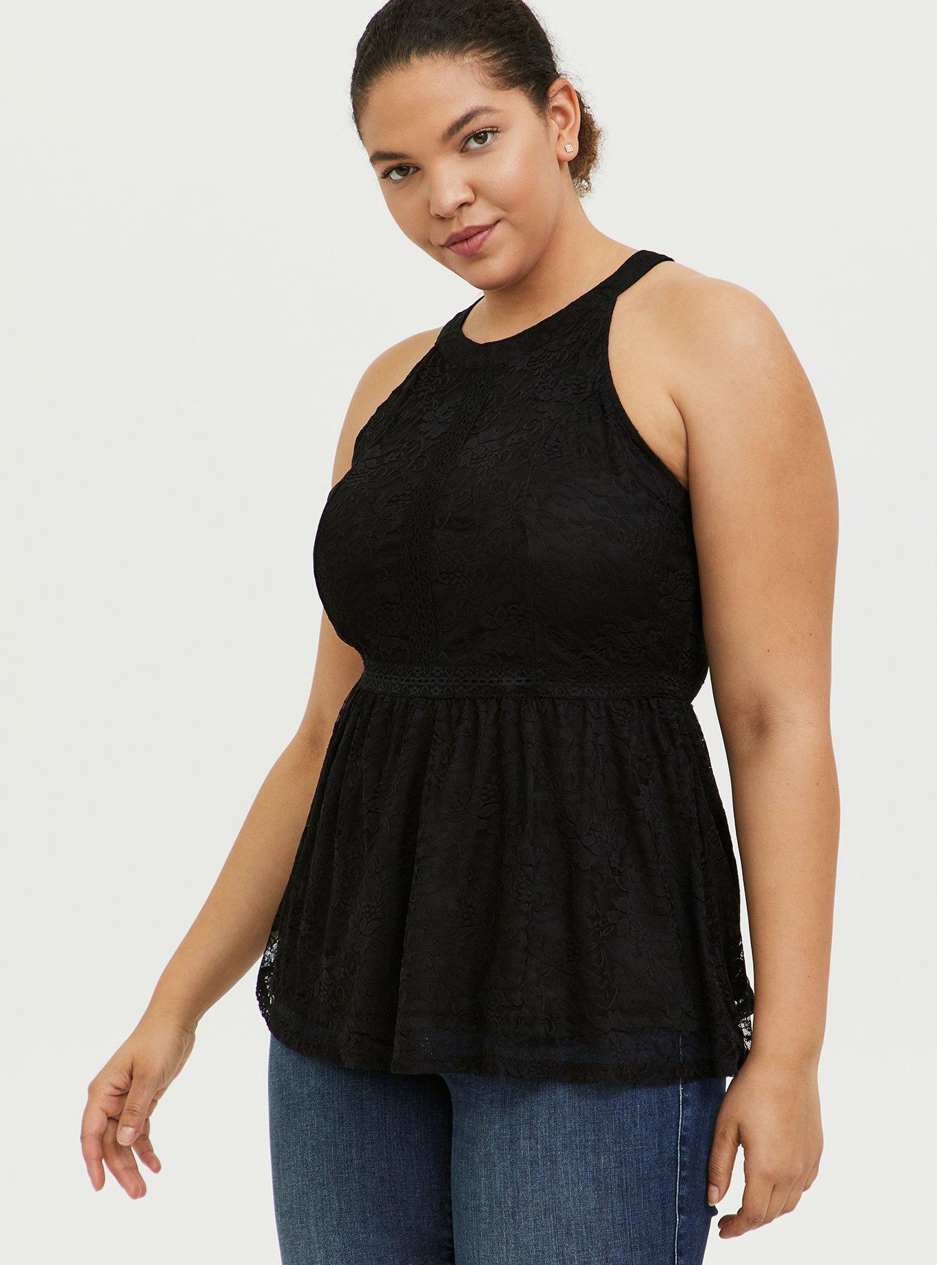 Torrid peplum top sales