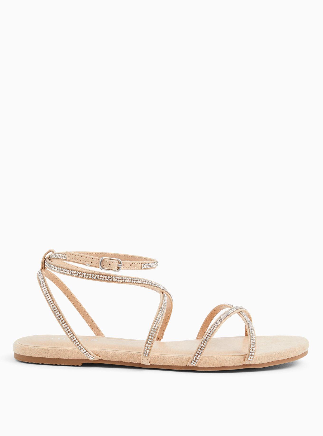 Torrid rhinestone sandals sales