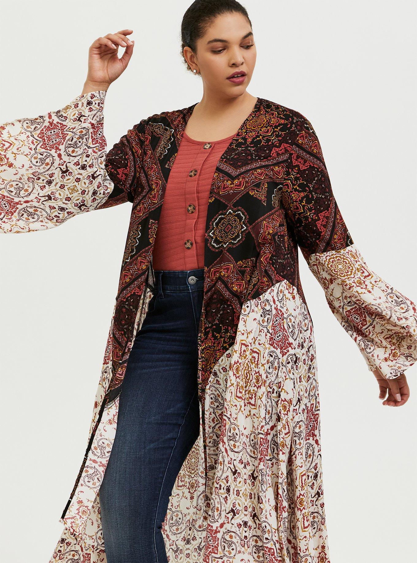 Plus Size - Chiffon High-Low Kimono - Torrid